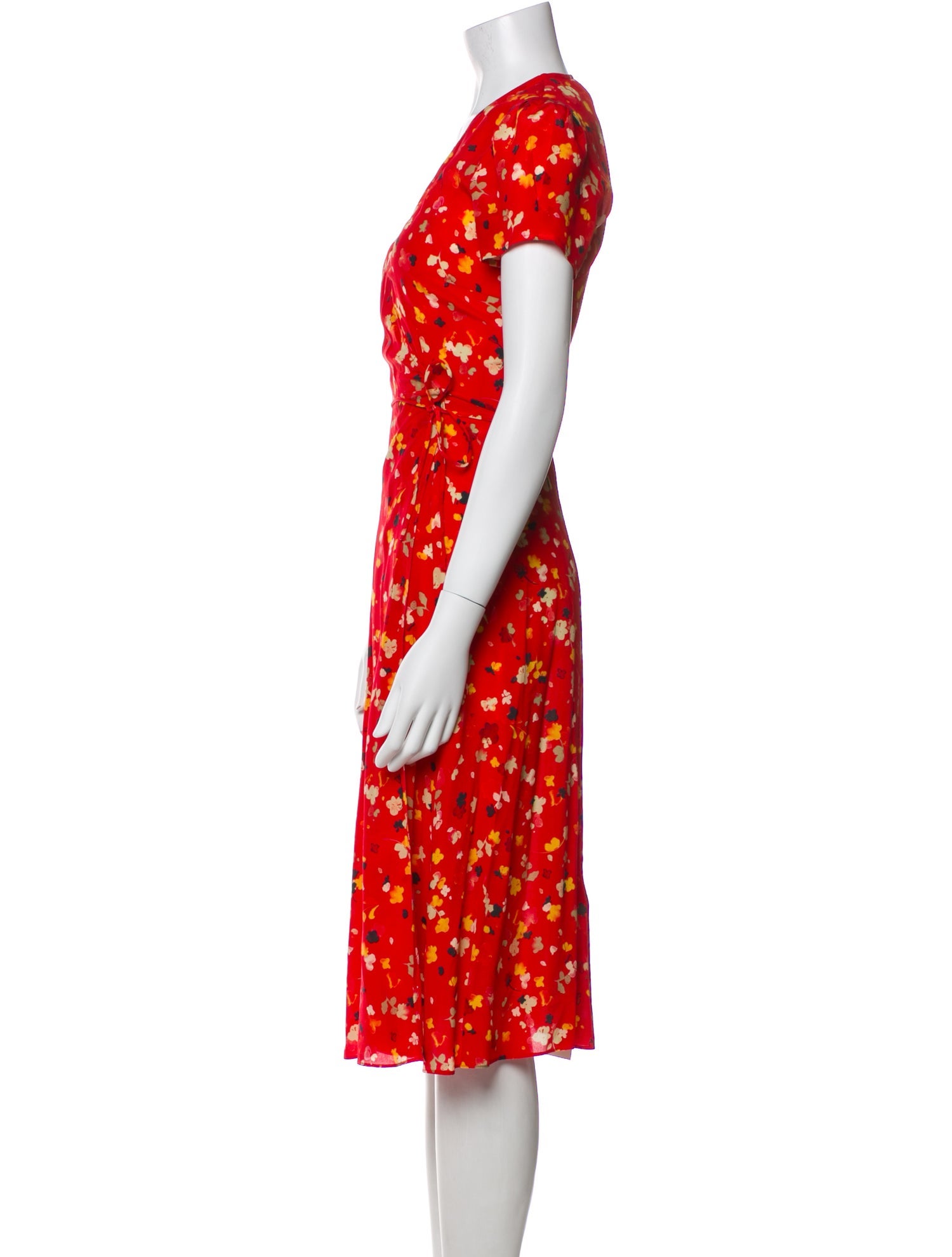 Réalisation Par Silk Midi Length Dress