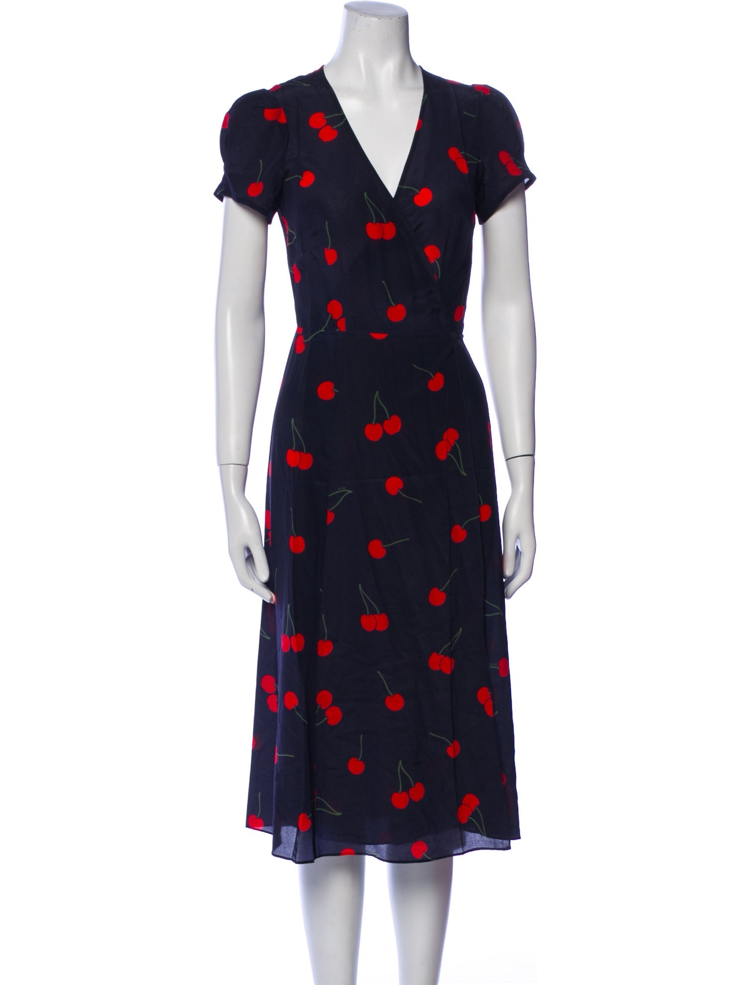 Réalisation Par Silk Midi Length Dress