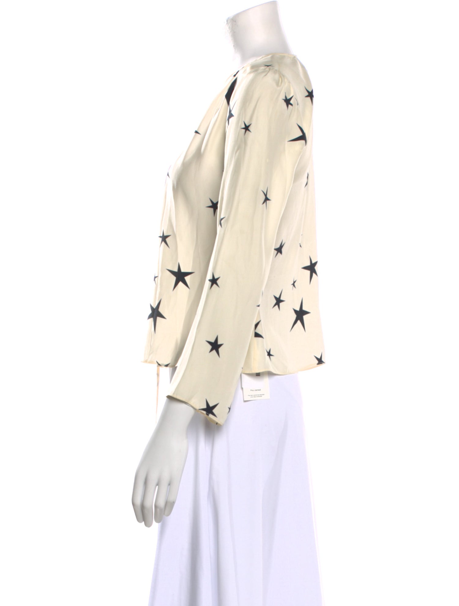 Réalisation Par Silk Printed Blouse