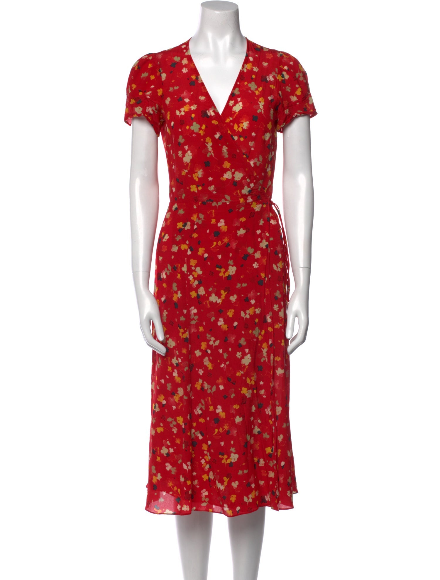 Réalisation Par Silk Midi Length Dress