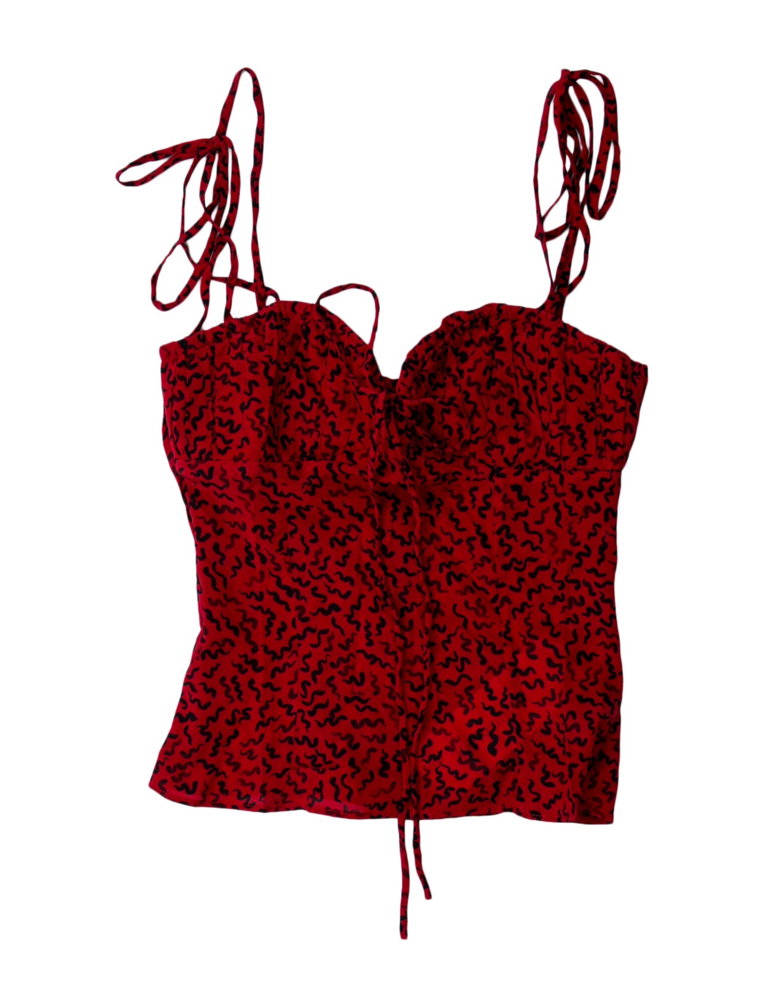 Réalisation Par Silk Animal Print Top