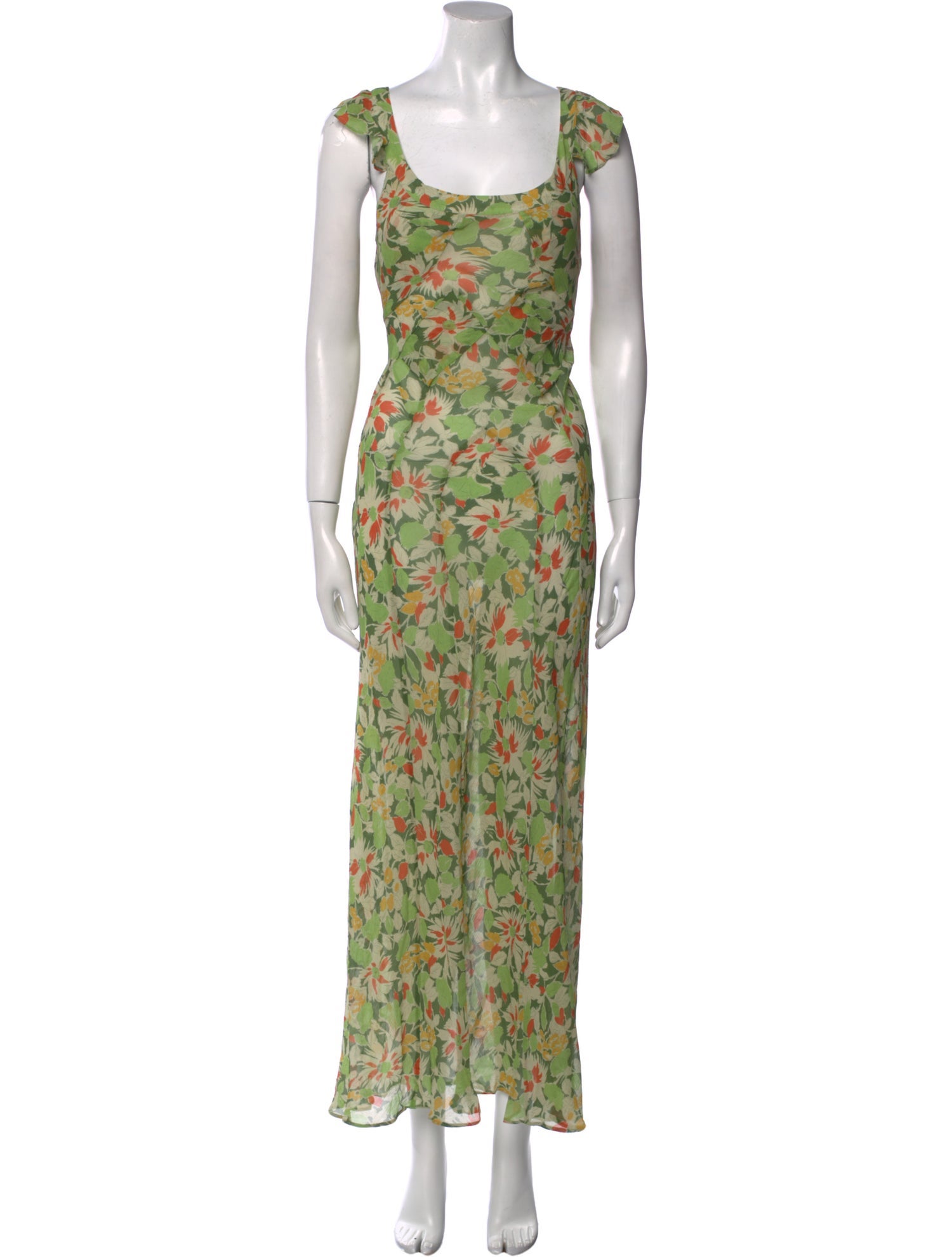 Réalisation Par Floral Print Long Dress