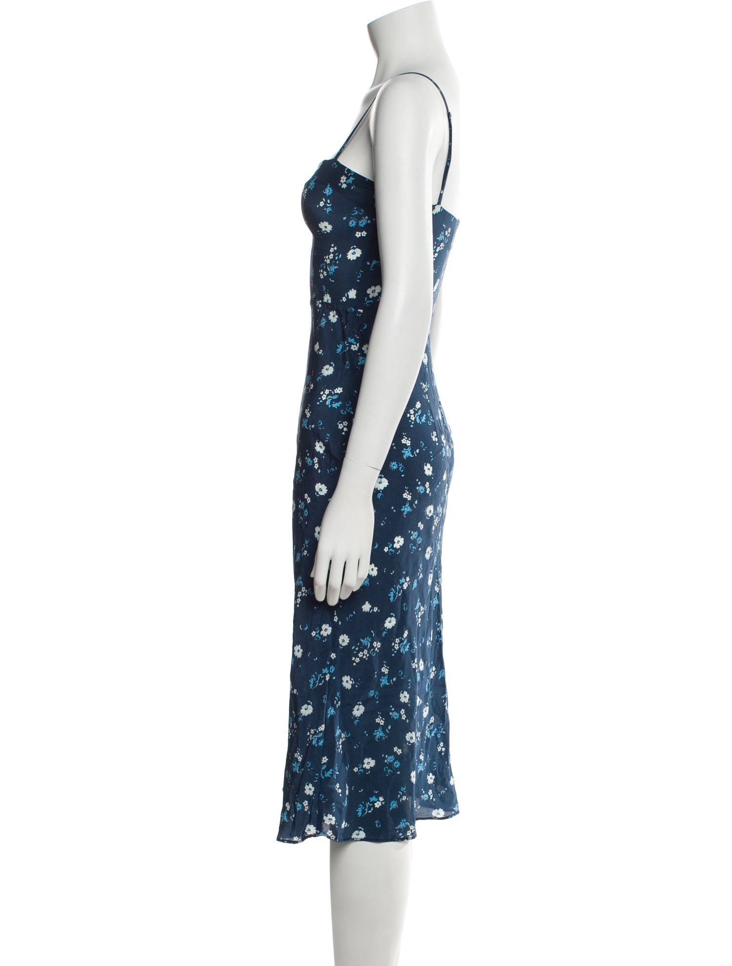 Réalisation Par Silk Knee-Length Dress