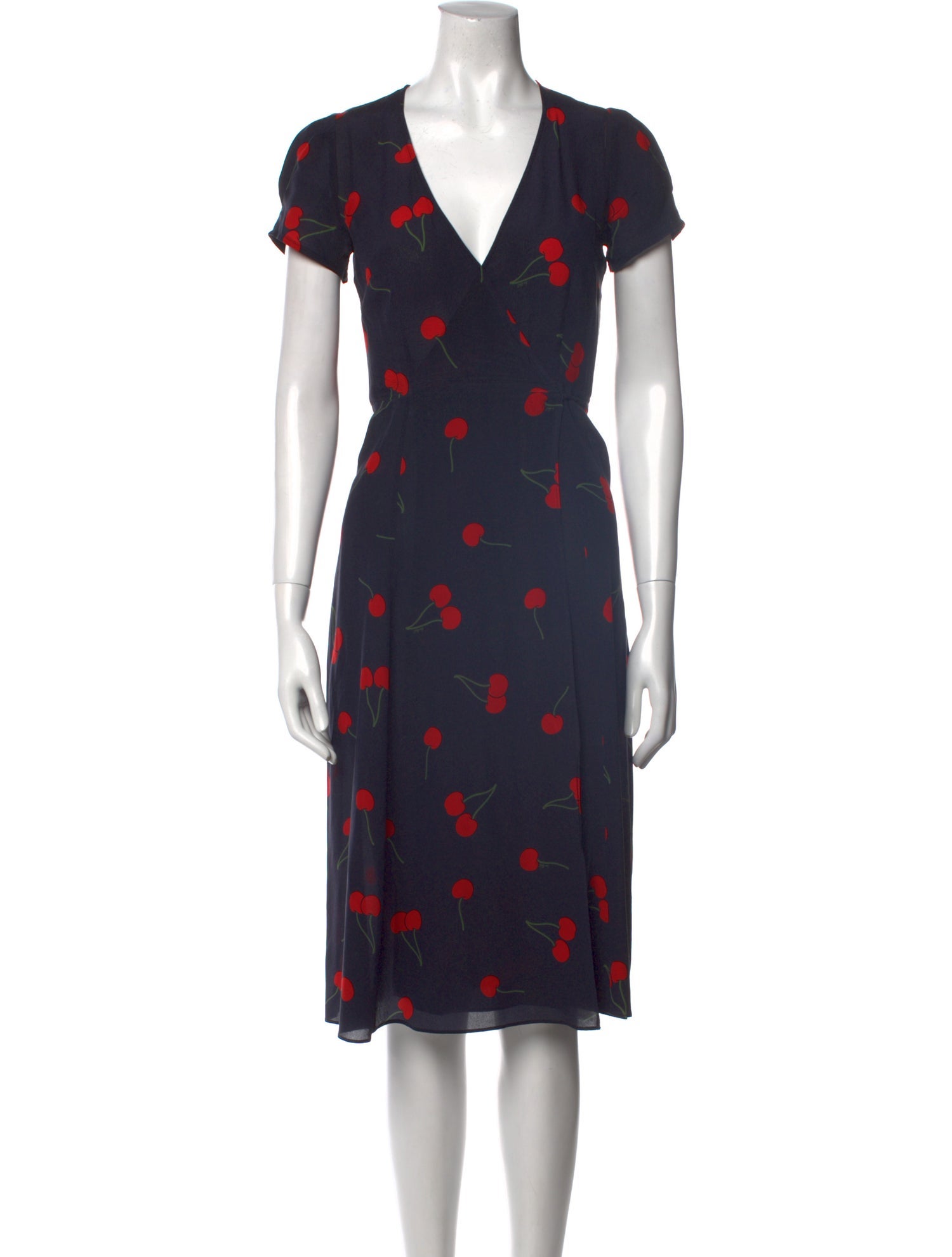 Réalisation Par Silk Midi Length Dress
