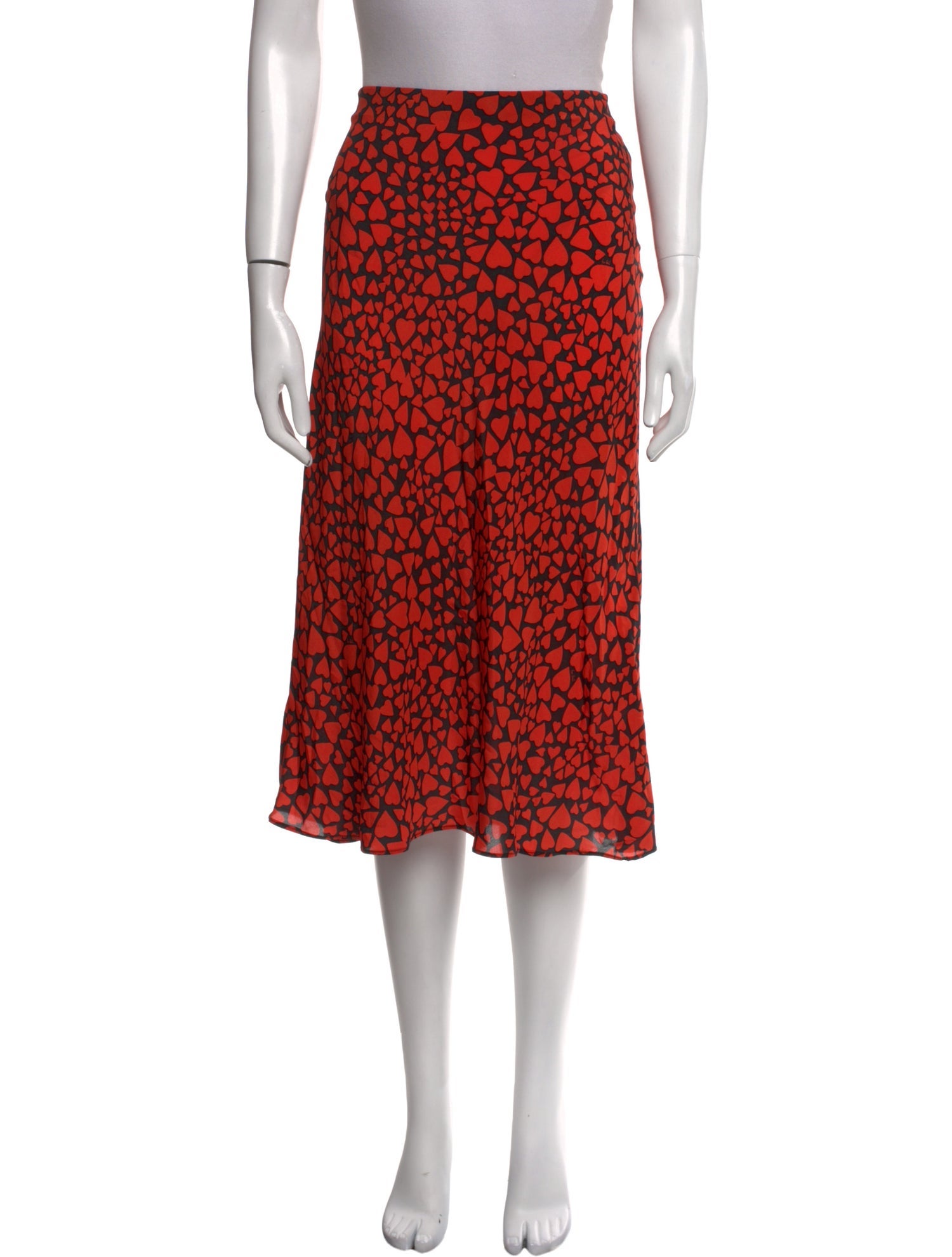 Réalisation Par Silk Knee-Length Skirt