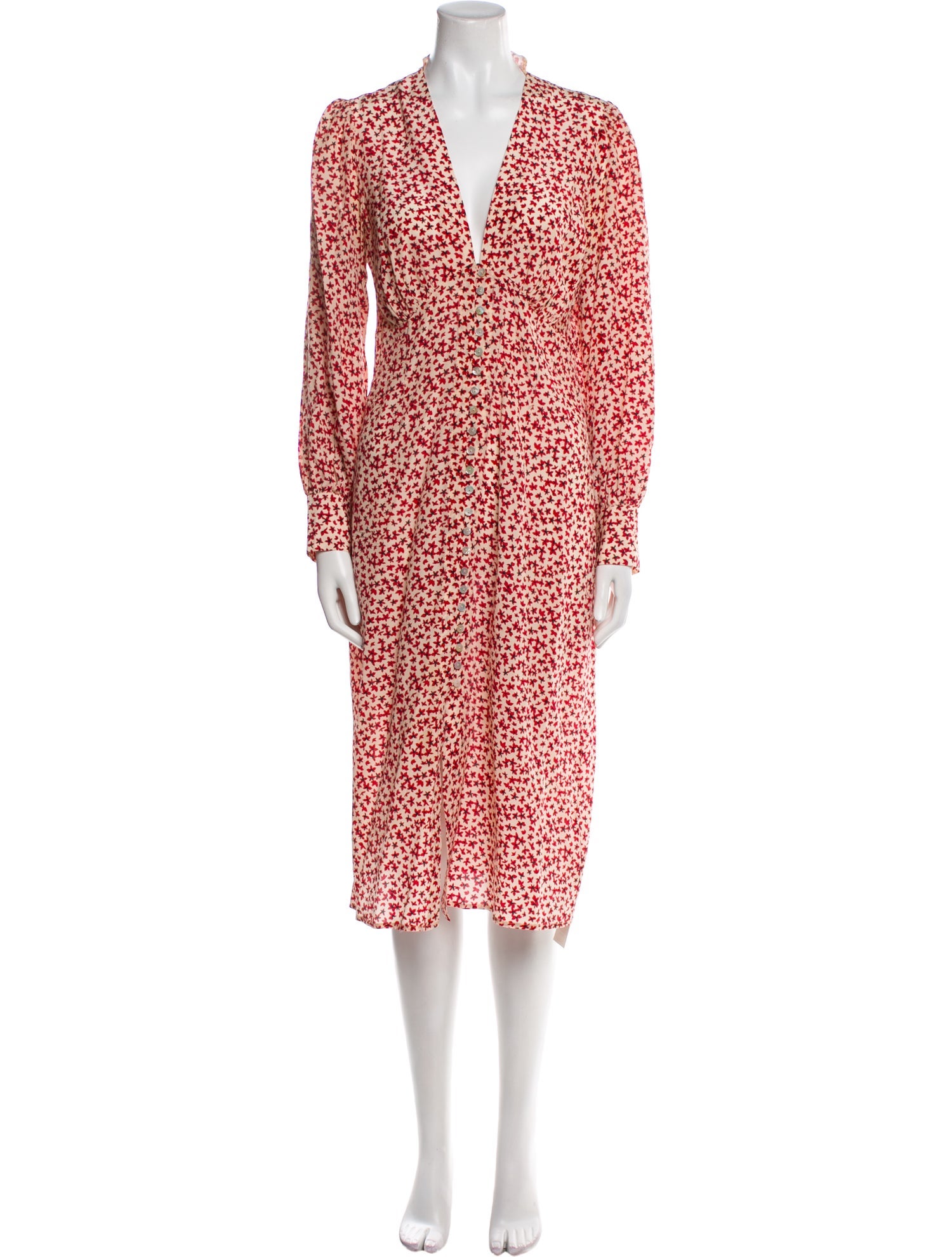 Réalisation Par Silk Midi Length Dress