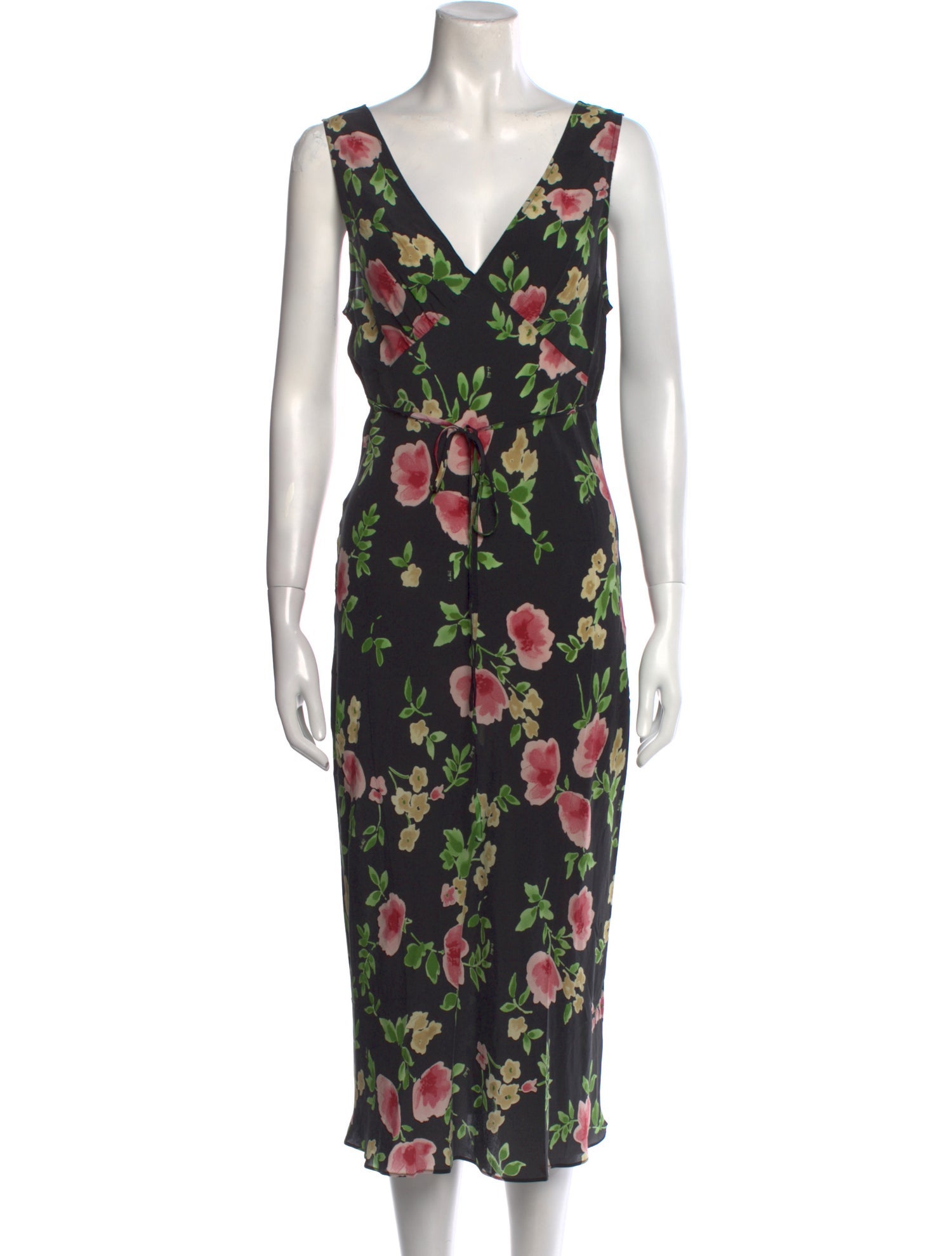 Réalisation Par Silk Midi Length Dress