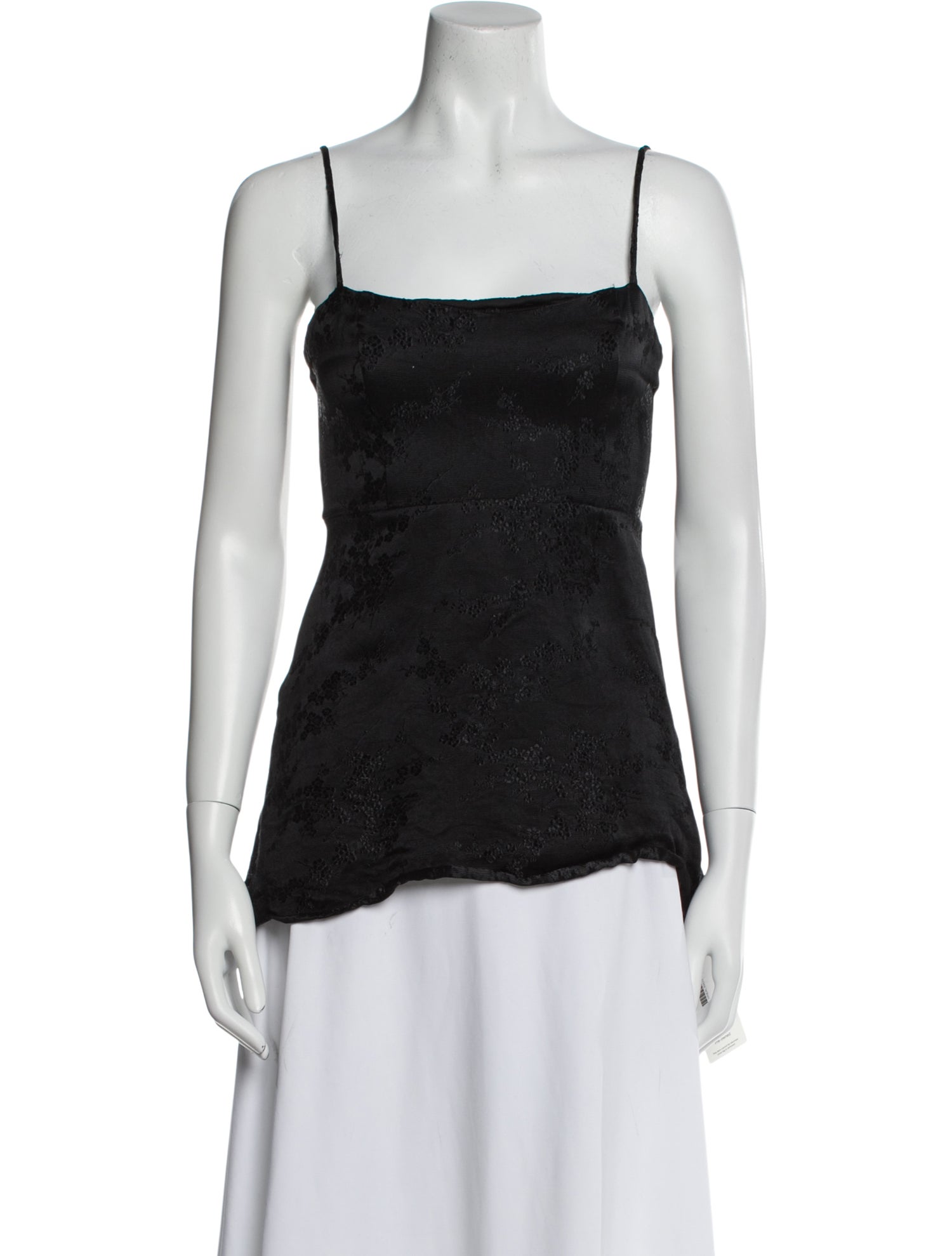 Réalisation Par Silk Square Neckline Top