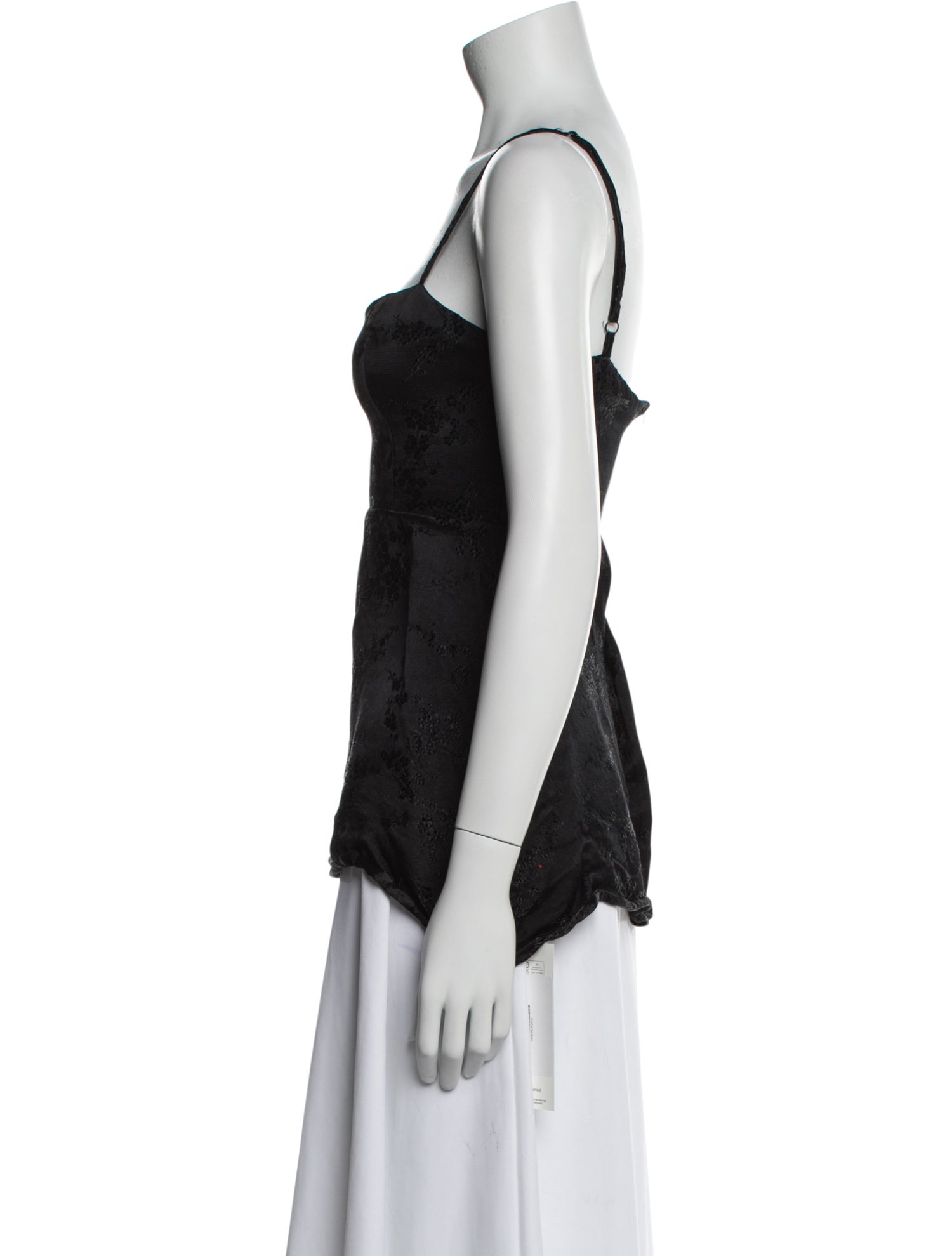 Réalisation Par Silk Square Neckline Top