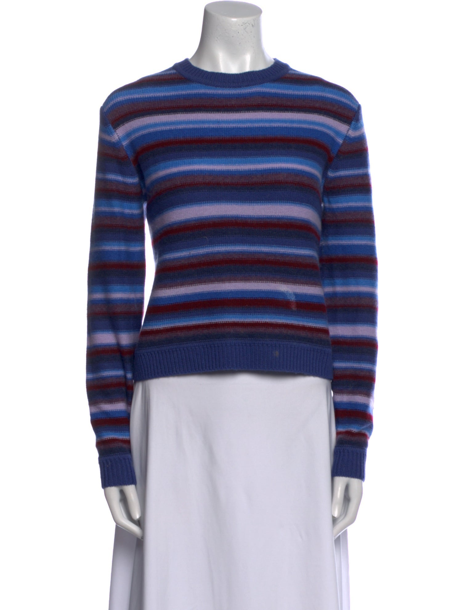 Réalisation Par Merino Wool Striped Sweater