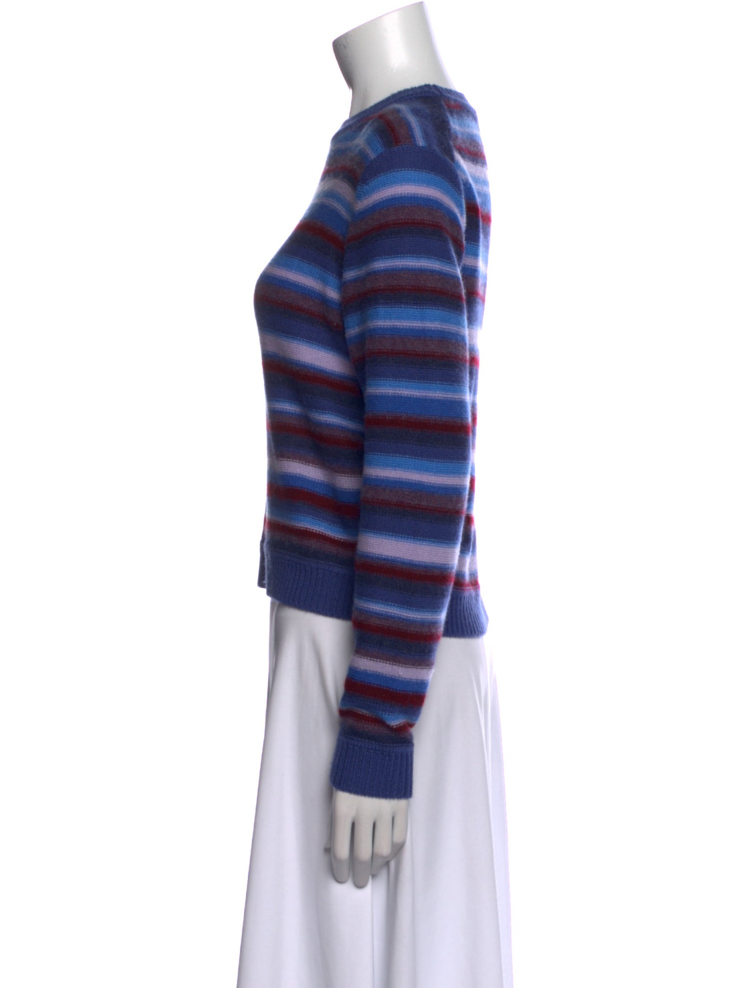 Réalisation Par Merino Wool Striped Sweater
