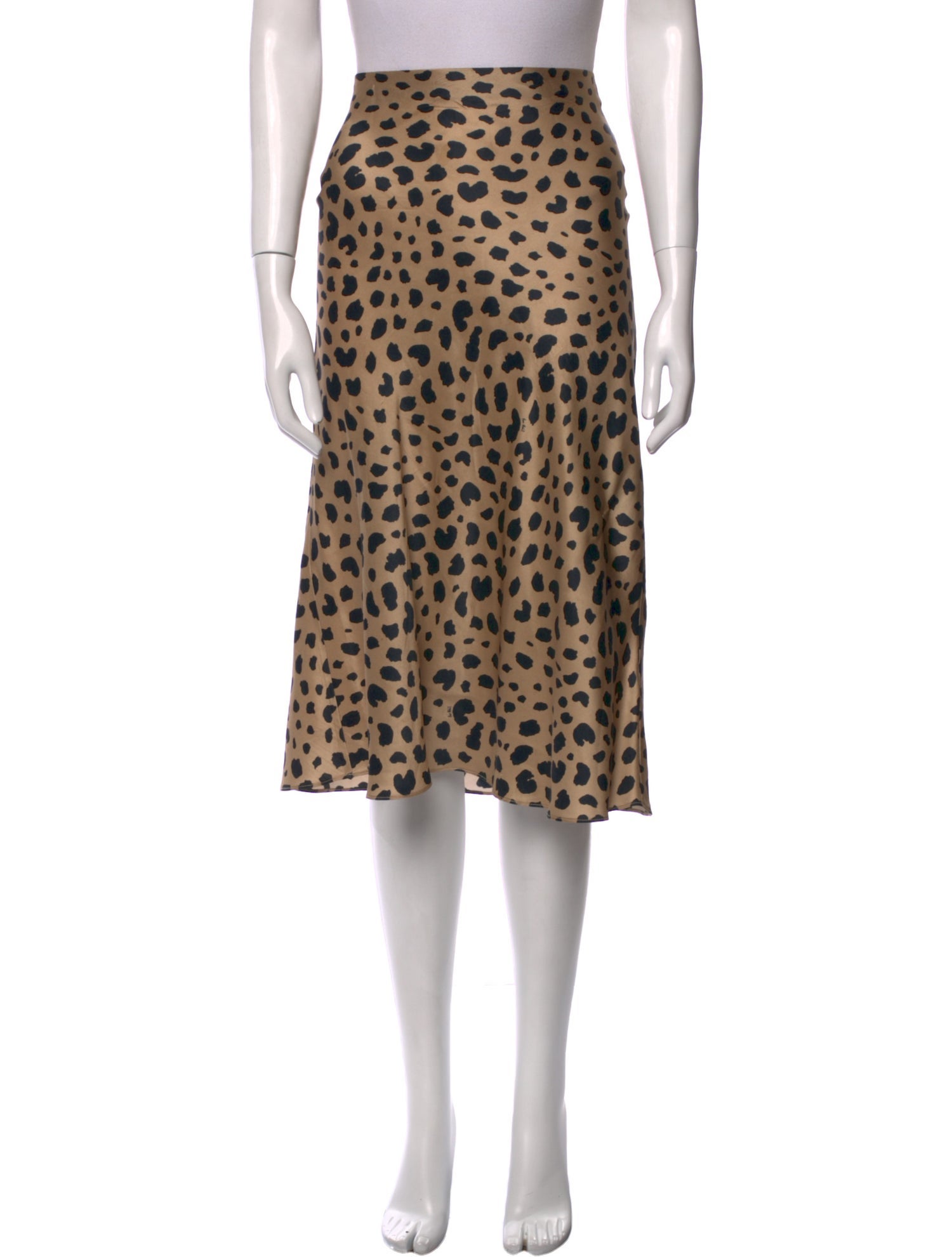 Réalisation Par Silk Knee-Length Skirt