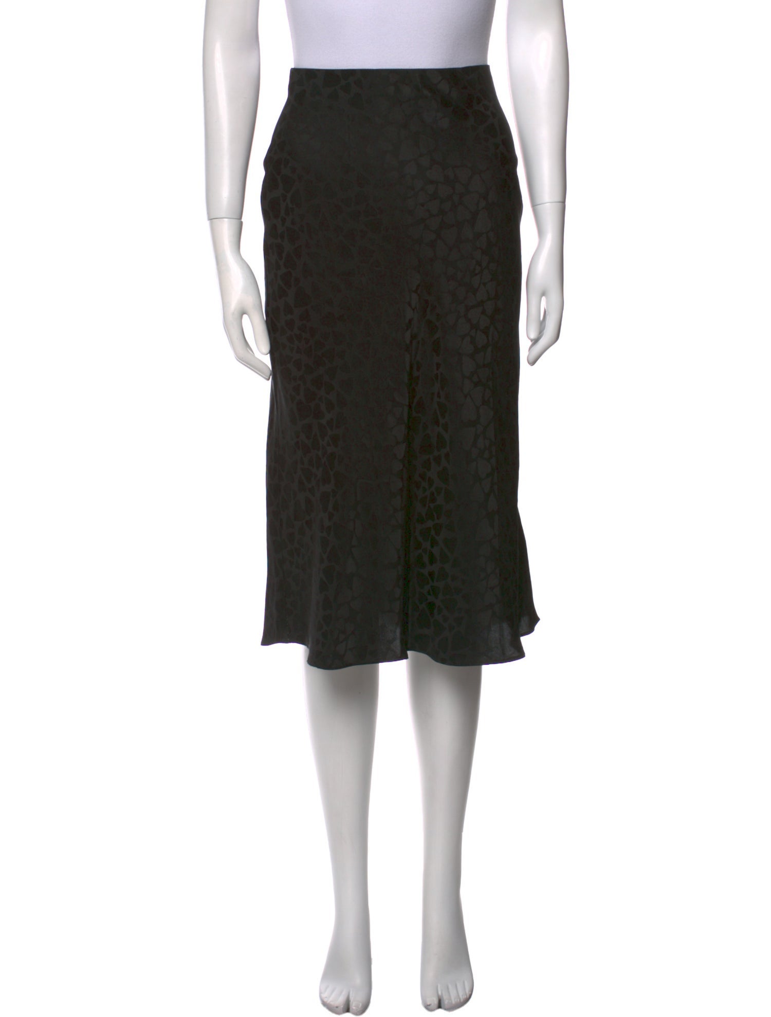 Réalisation Par Silk Knee-Length Skirt