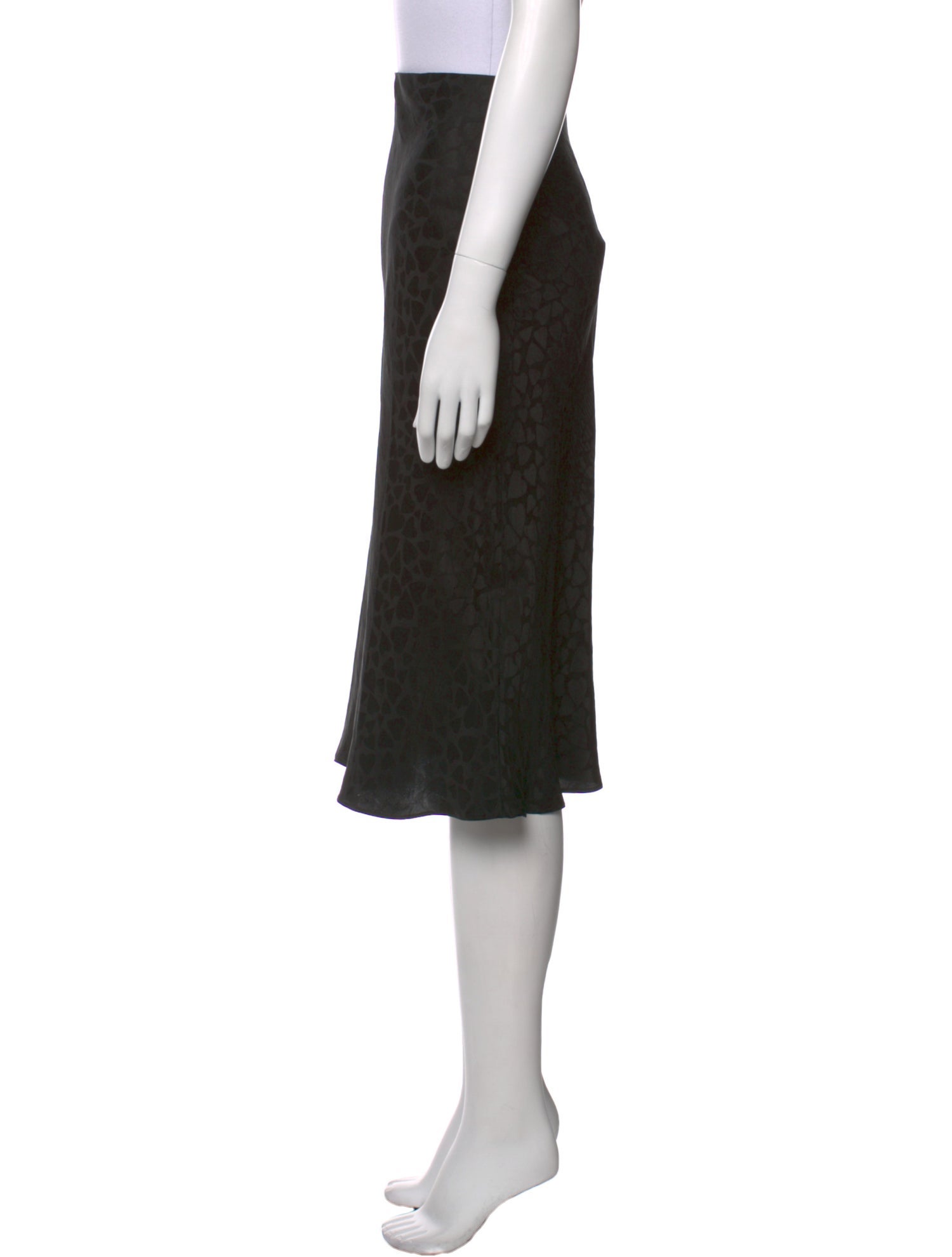 Réalisation Par Silk Knee-Length Skirt