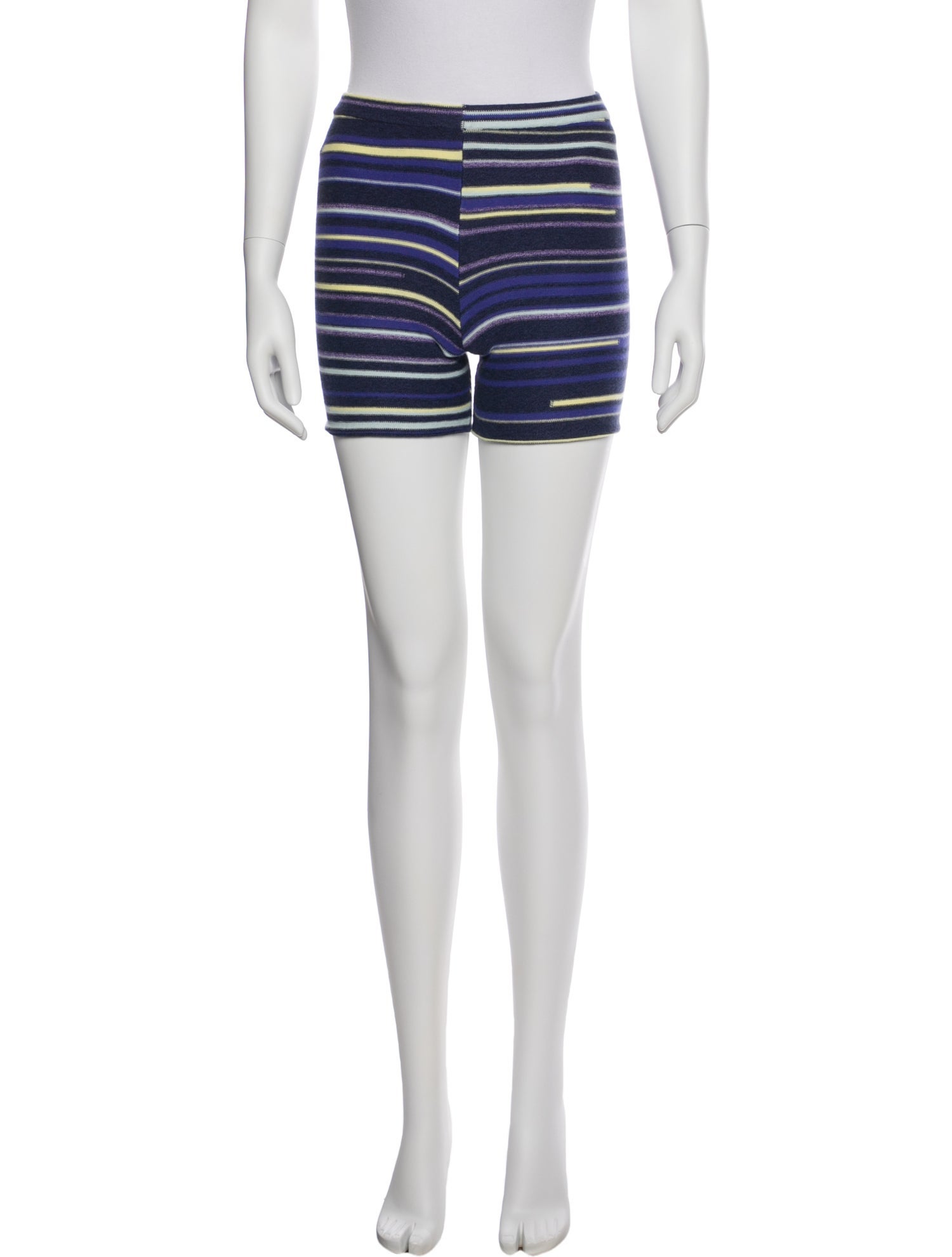 Réalisation Par Striped Mini Shorts