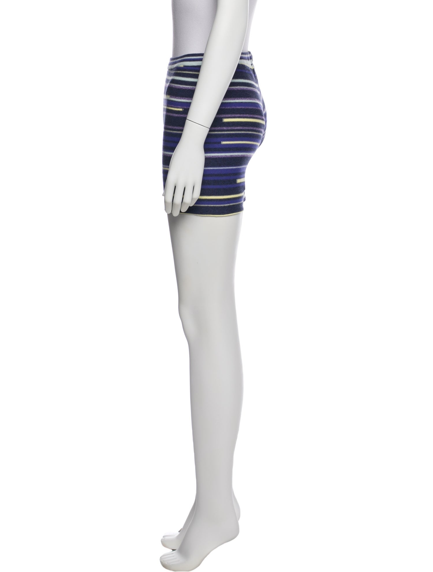 Réalisation Par Striped Mini Shorts