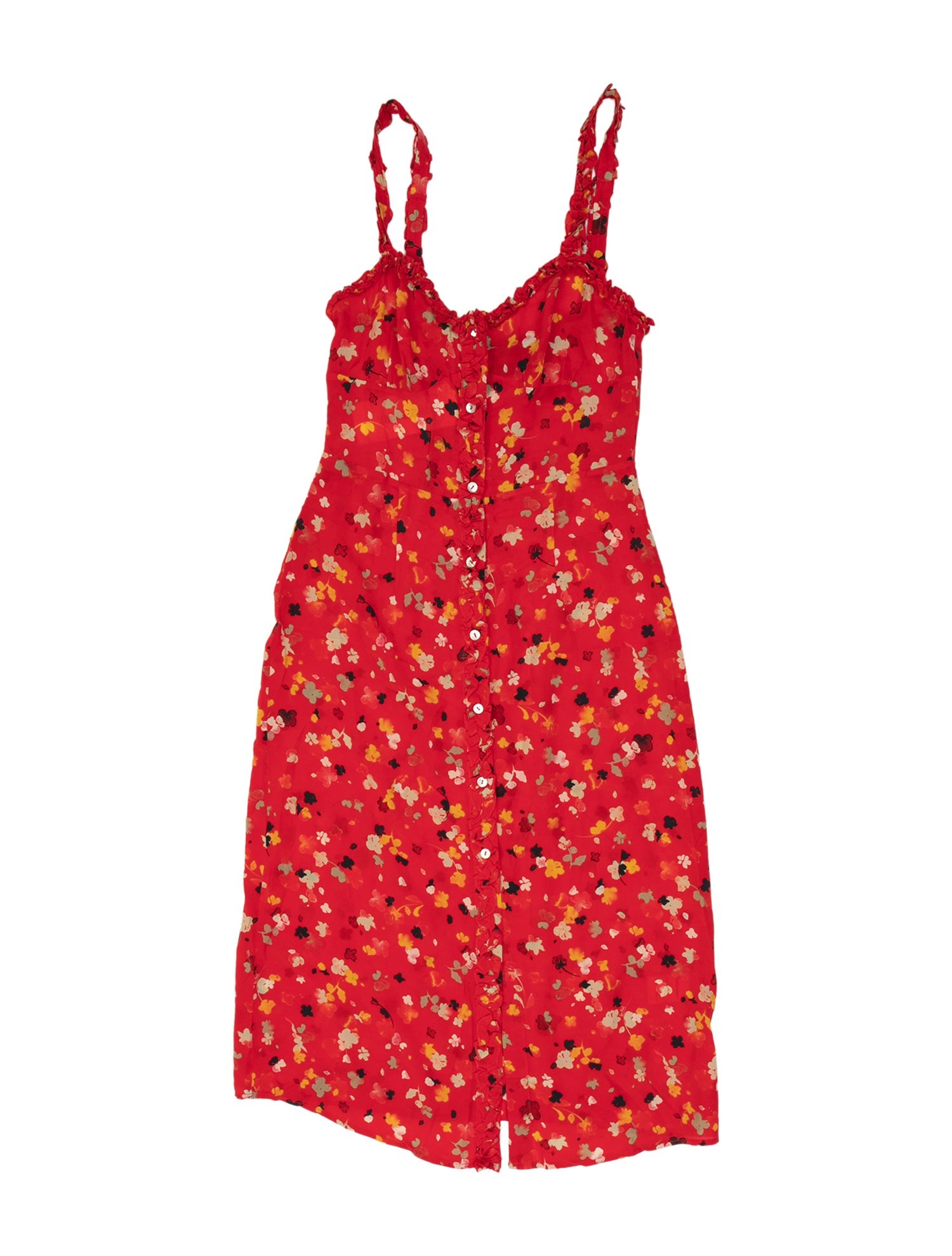 Réalisation Par Silk Midi Length Dress