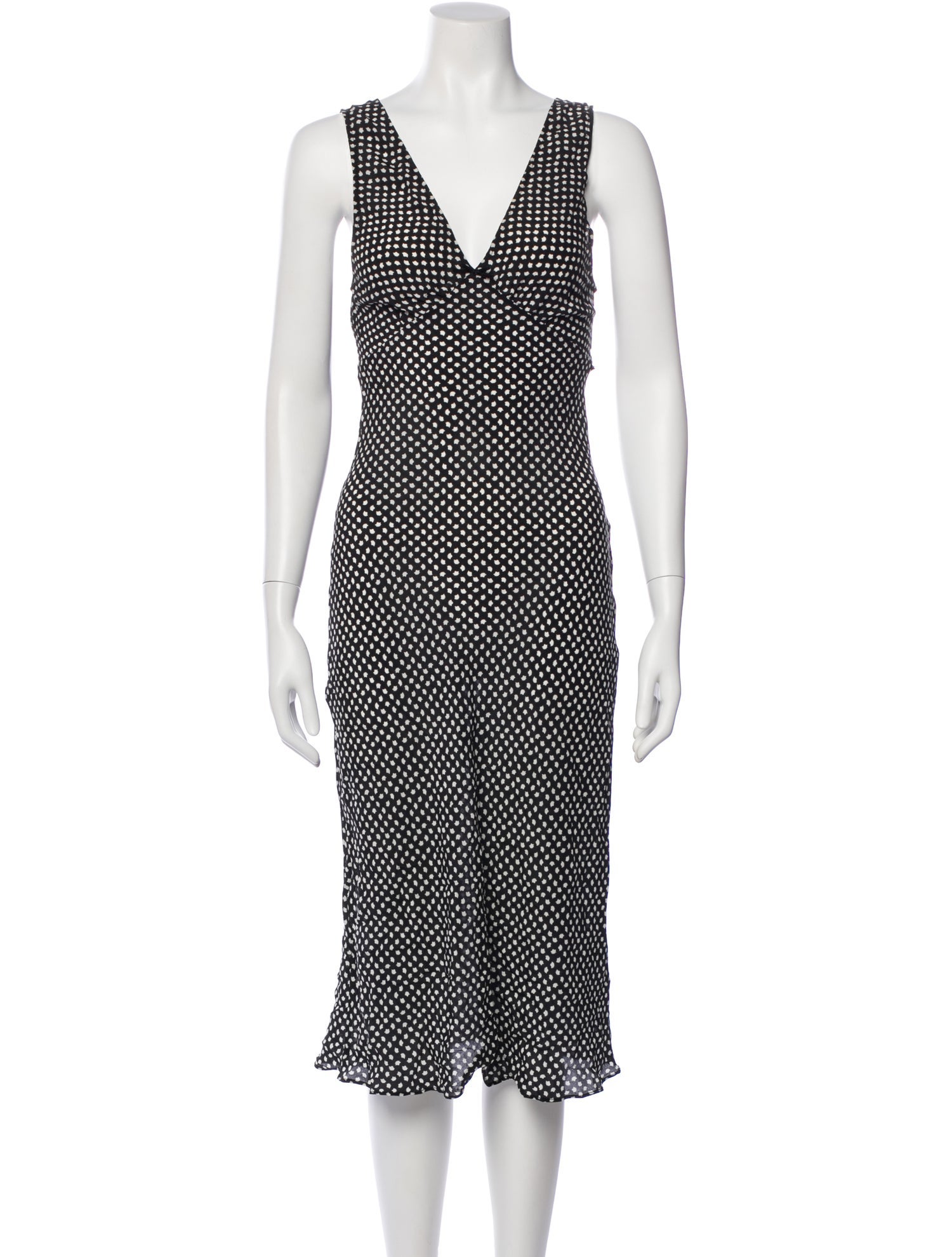 Réalisation Par Silk Midi Length Dress