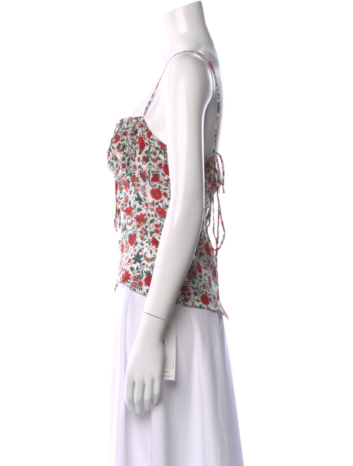 Réalisation Par Silk Floral Print Top