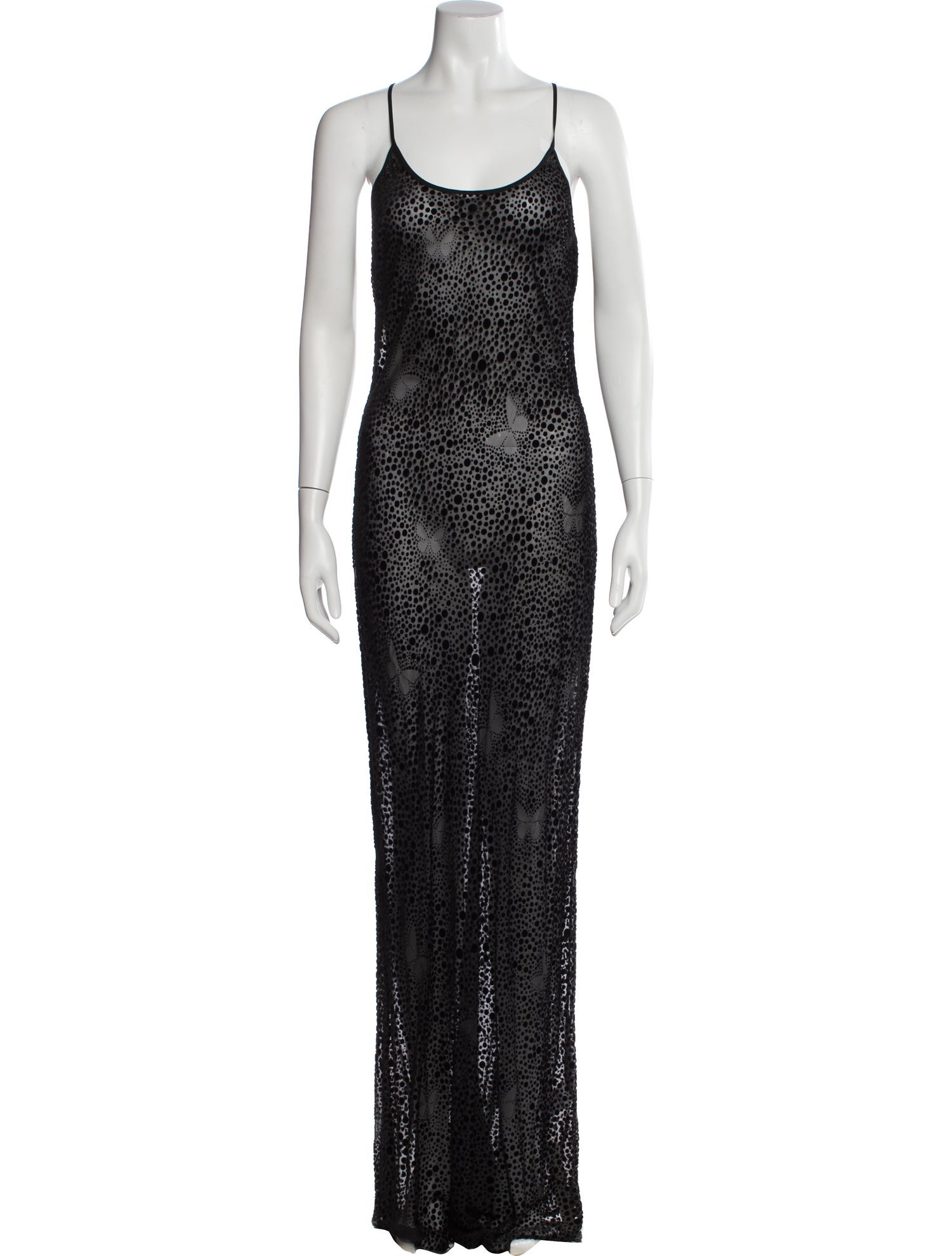 Réalisation Par Animal Print Long Dress