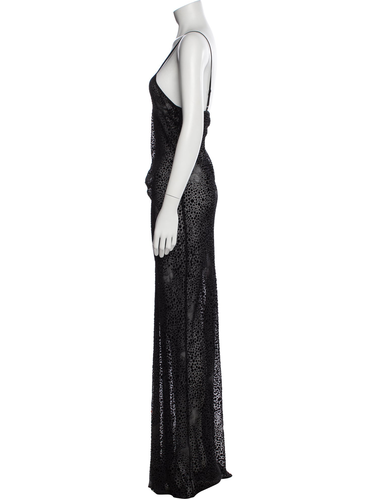 Réalisation Par Animal Print Long Dress