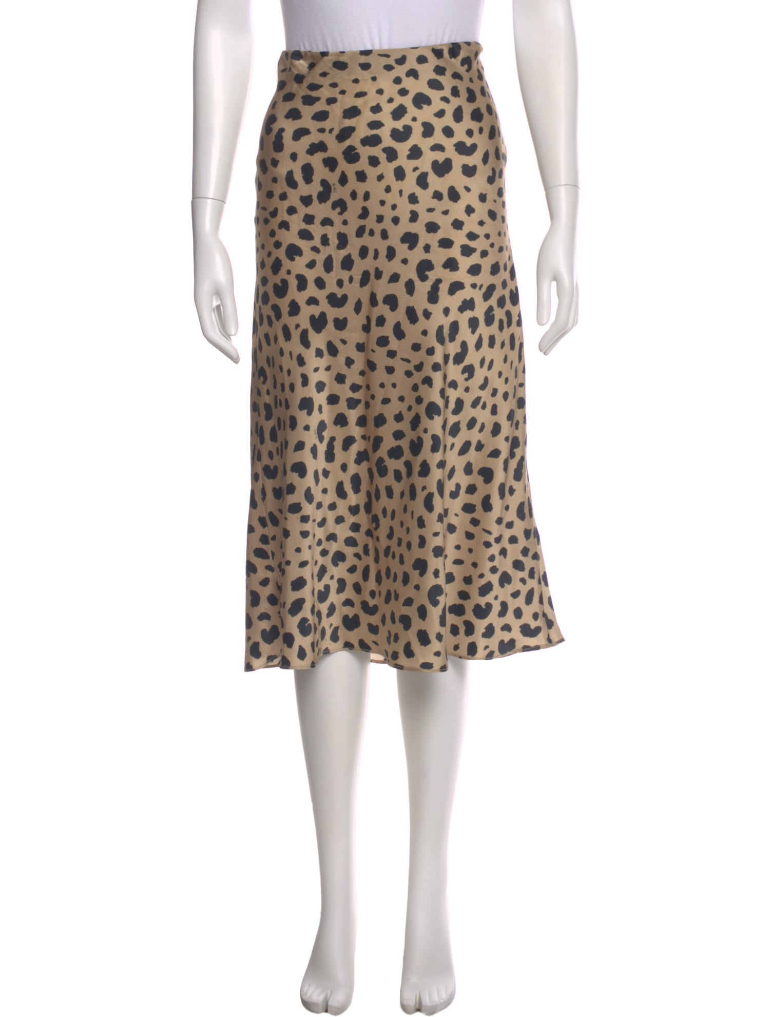 Réalisation Par Silk Midi Length Skirt