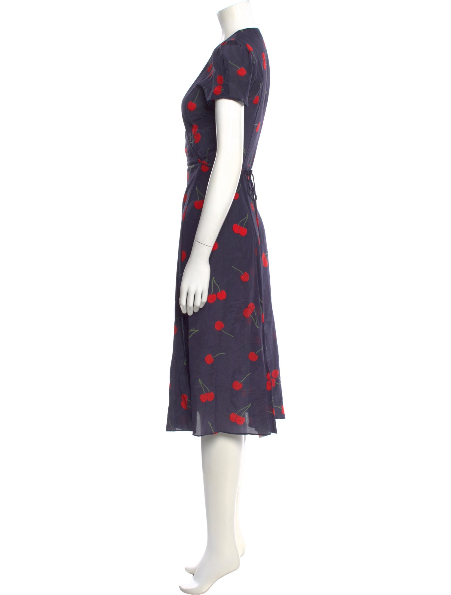 Réalisation Par Silk Midi Length Dress