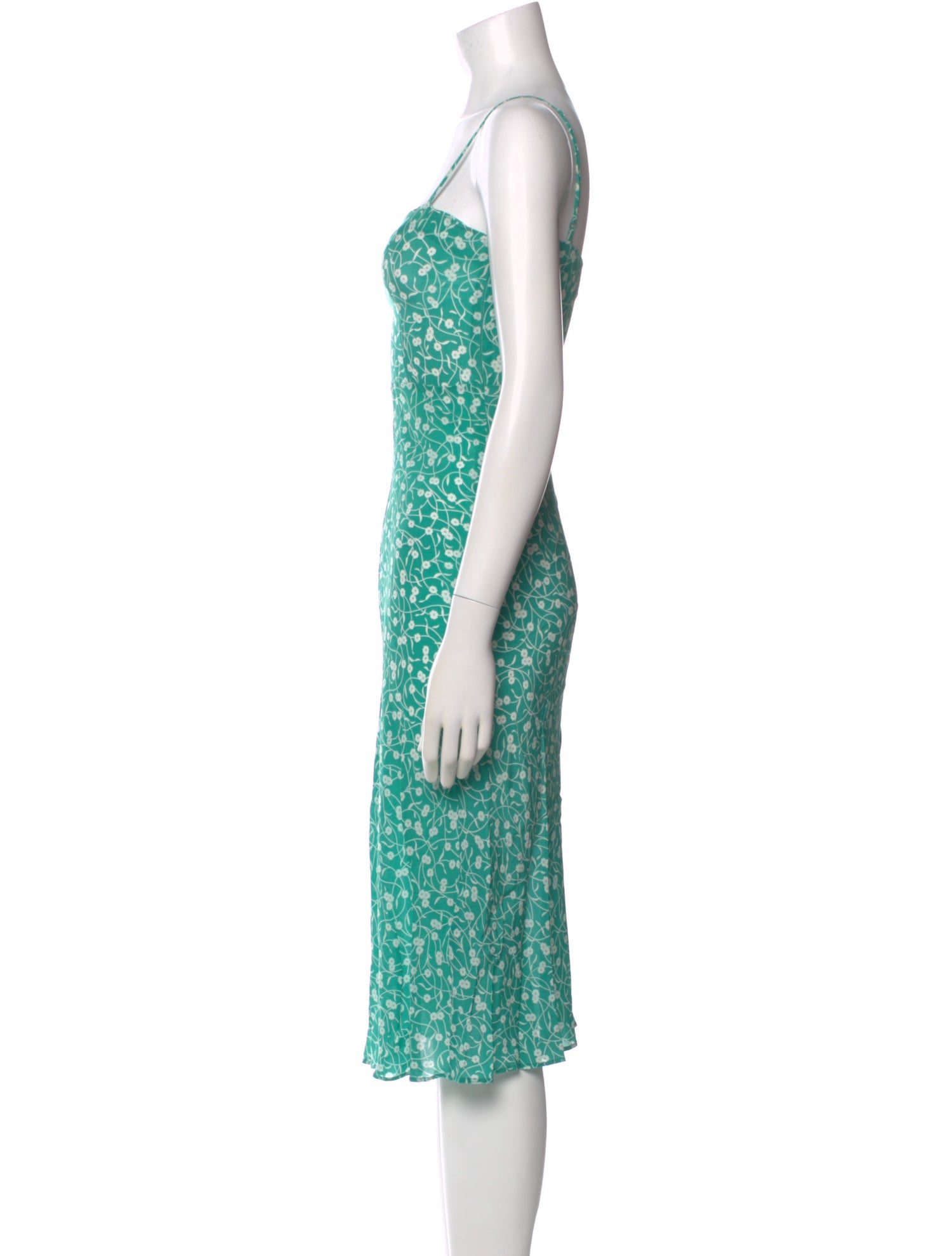 Réalisation Par Silk Midi Length Dress