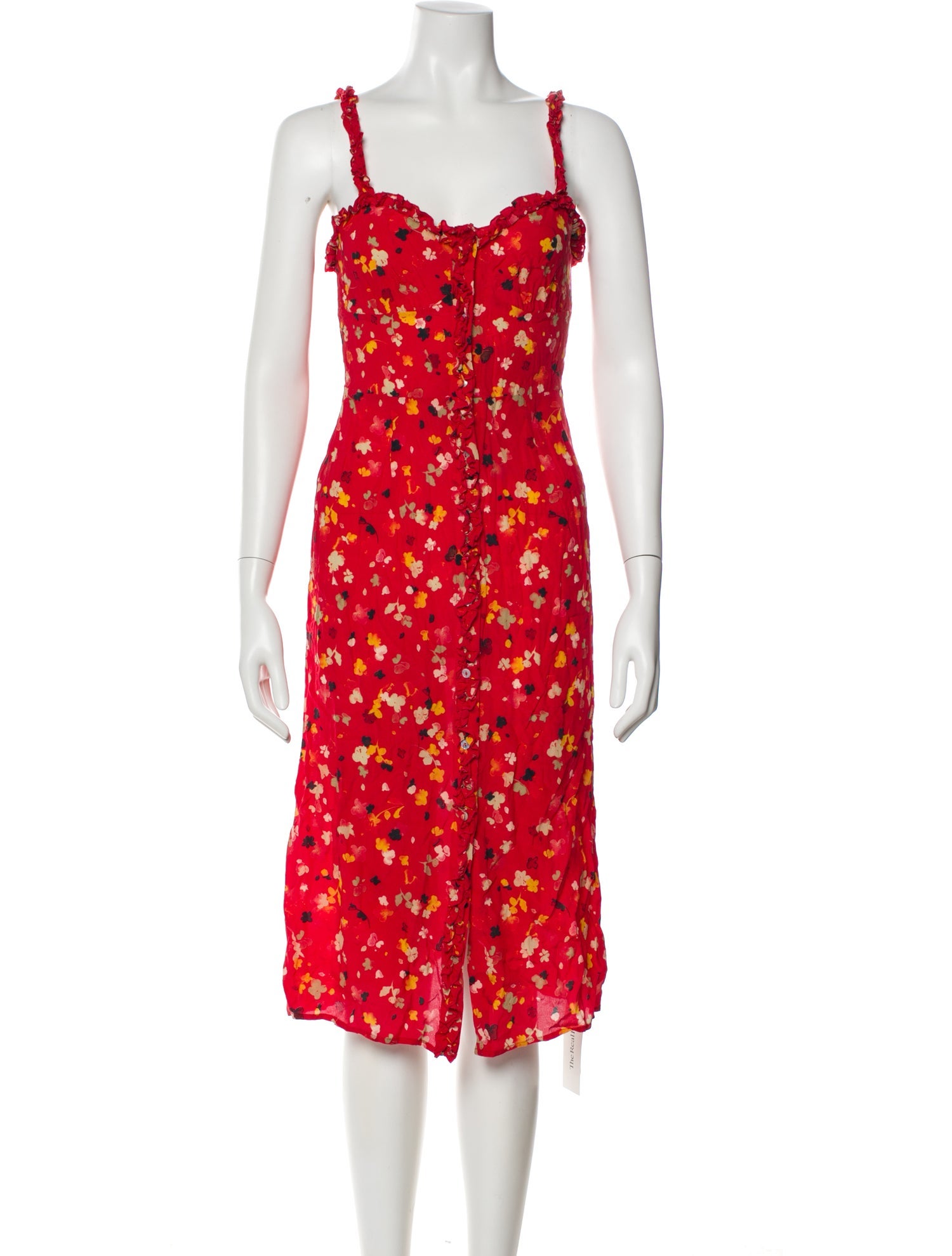 Réalisation Par Silk Midi Length Dress