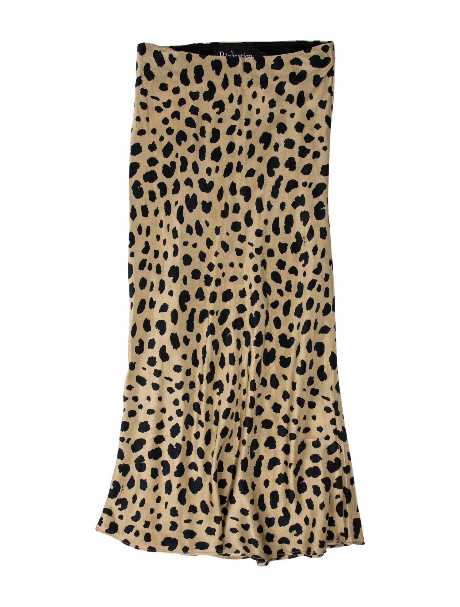 Réalisation Par Silk Knee-Length Skirt