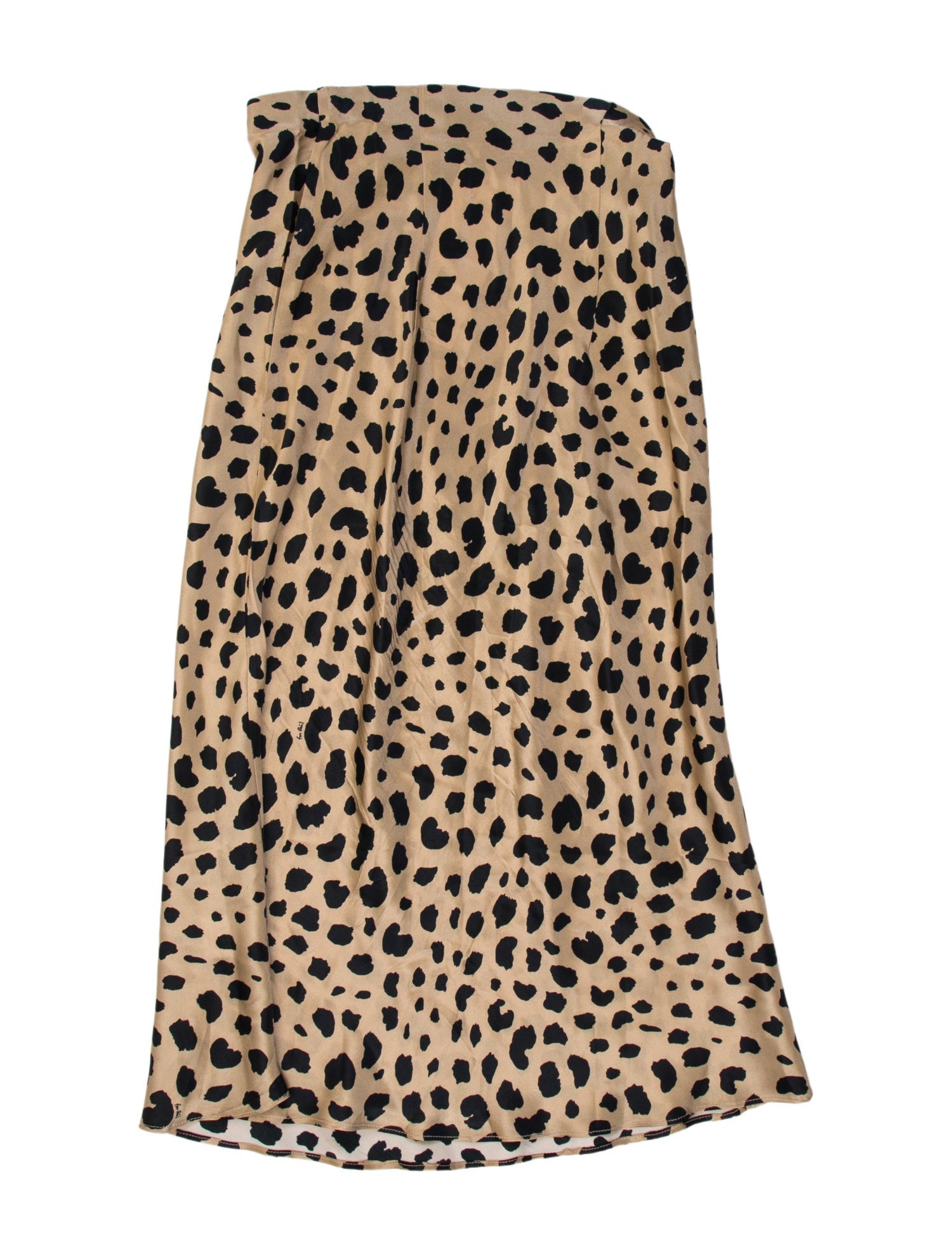 Réalisation Par Silk Knee-Length Skirt