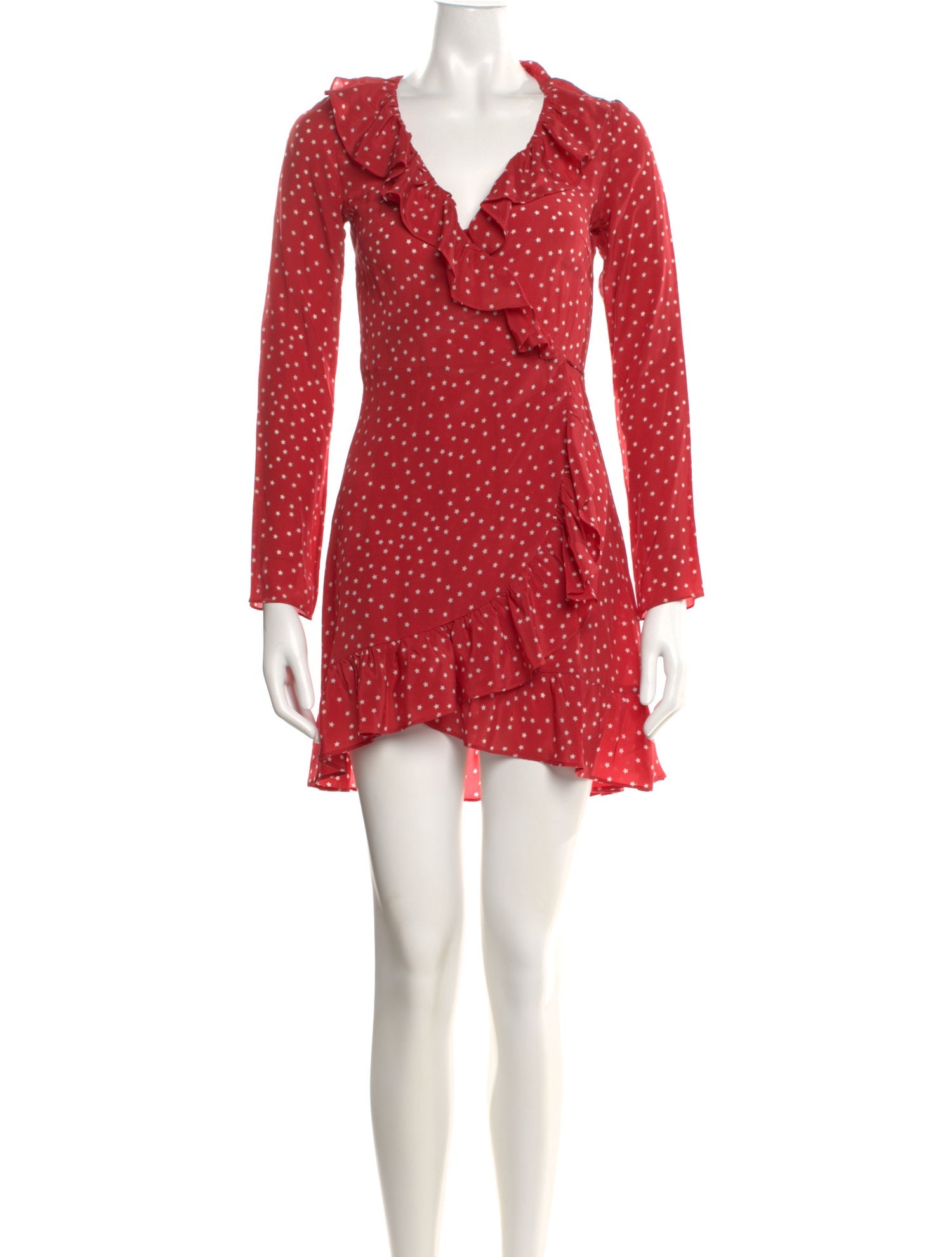 Réalisation Par Silk Polka Dot Print Blouse