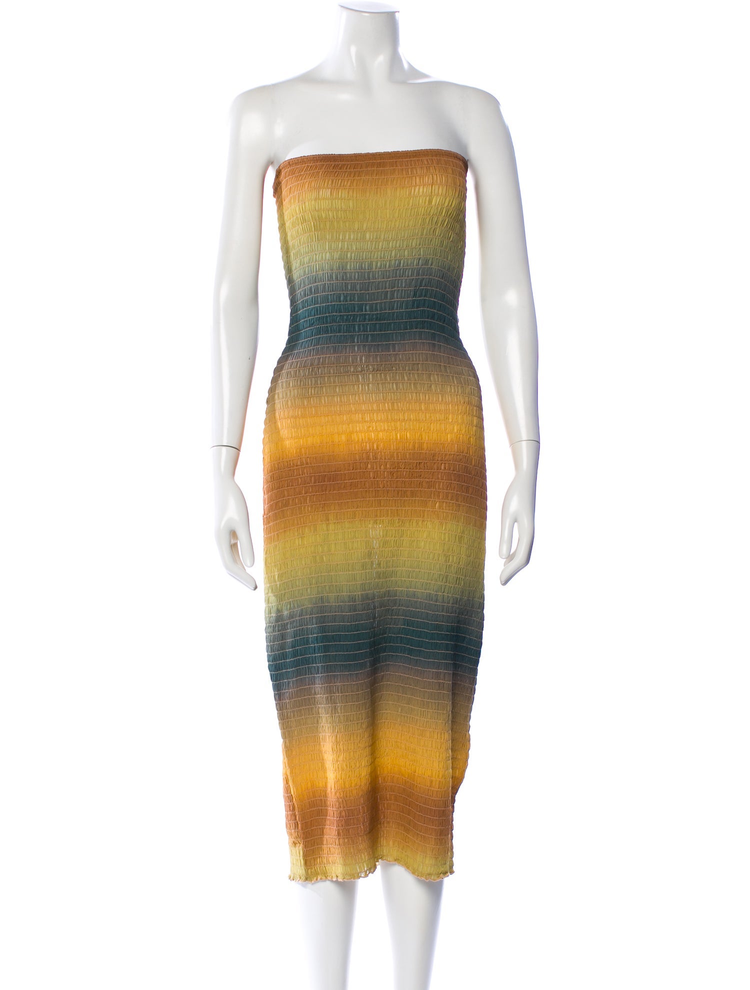 Réalisation Par Silk Knee-Length Dress