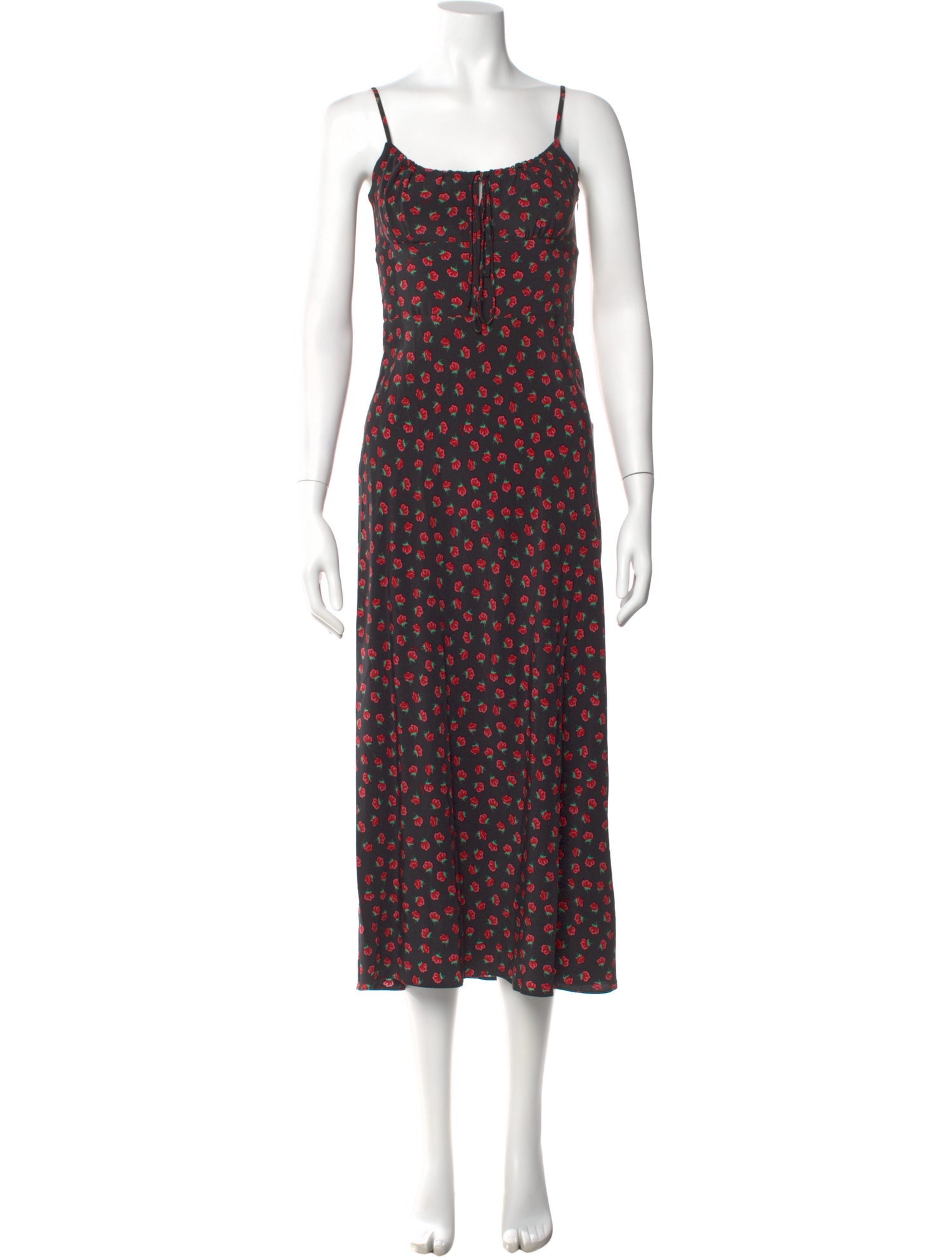 Réalisation Par Floral Print Midi Length Dress