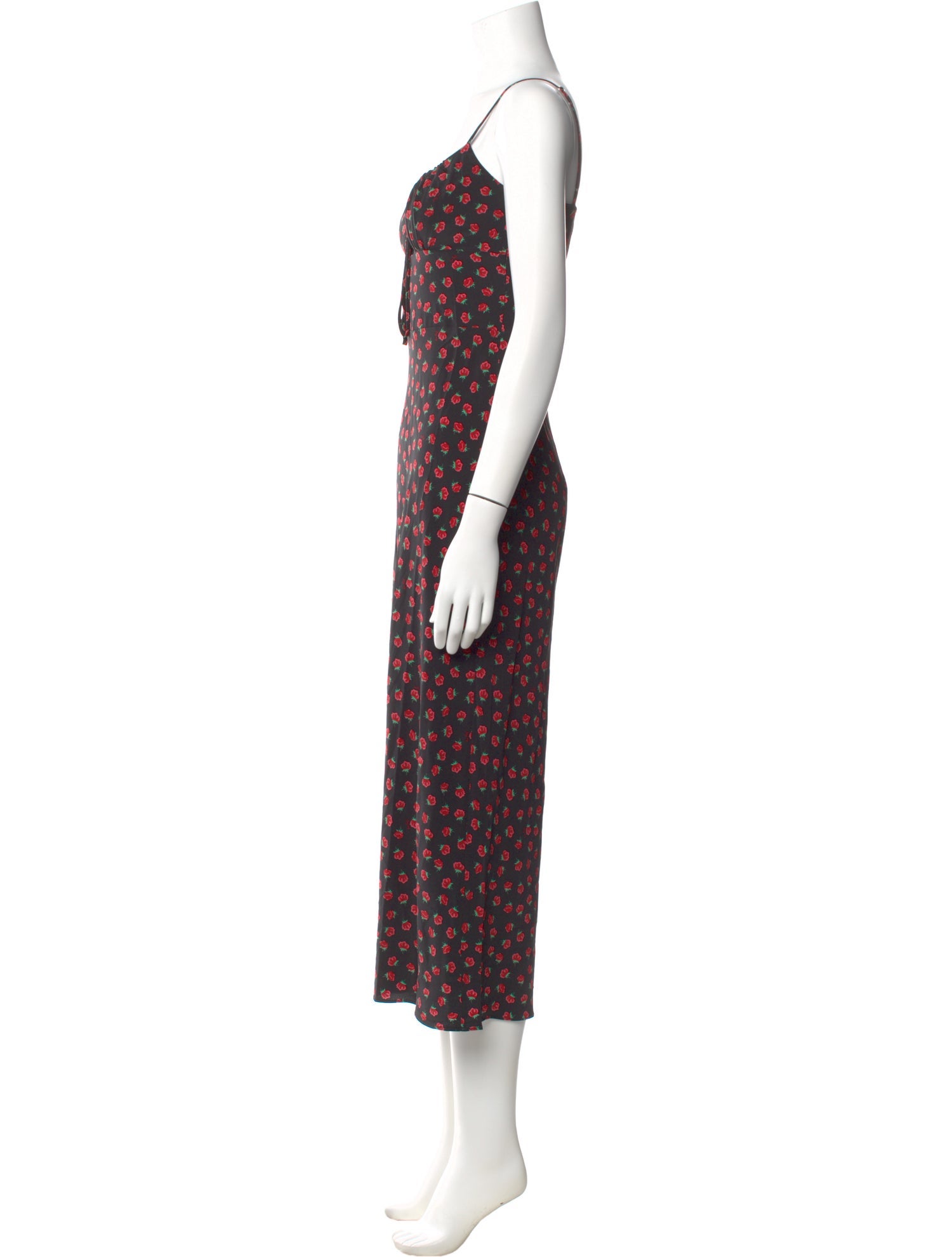Réalisation Par Floral Print Midi Length Dress