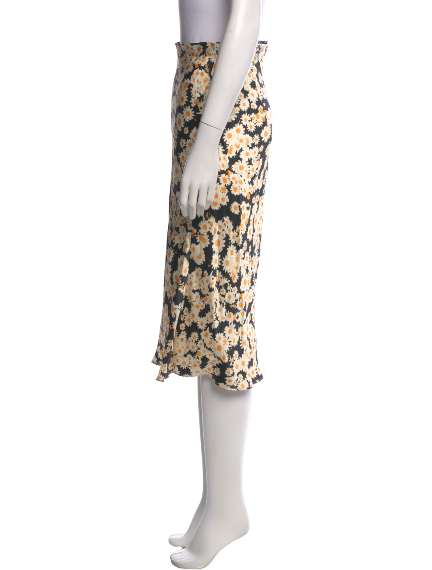 Réalisation Par Silk Midi Length Skirt