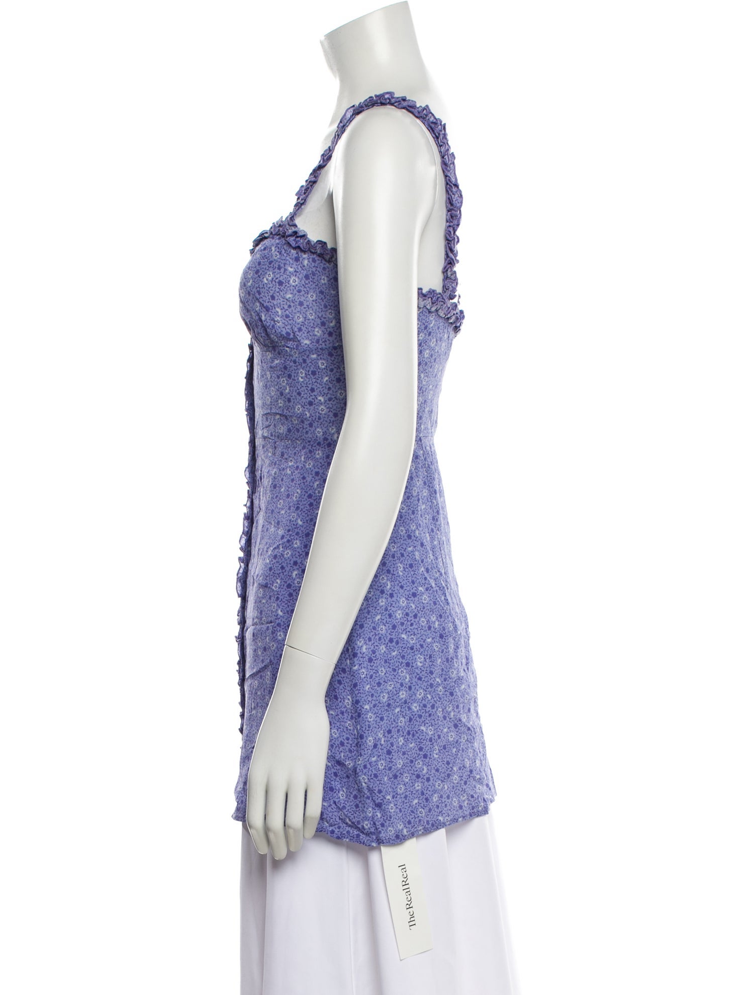 Réalisation Par Silk Floral Print Blouse