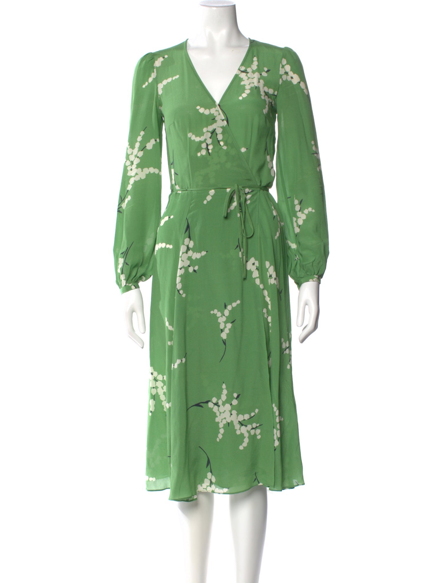 Réalisation Par Silk Midi Length Dress