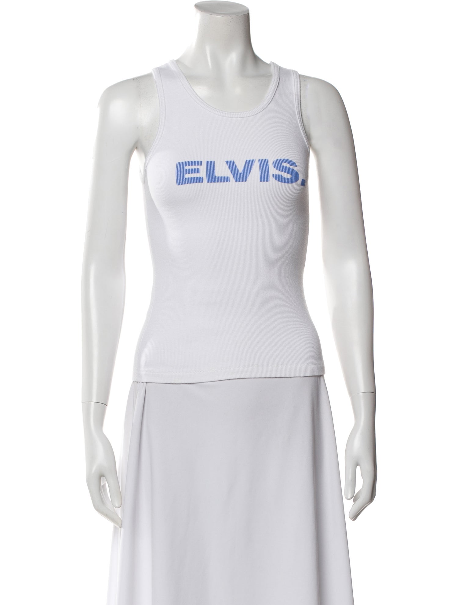 Realisation Par x Elvis Presley Graphic Print Crew Neck Top