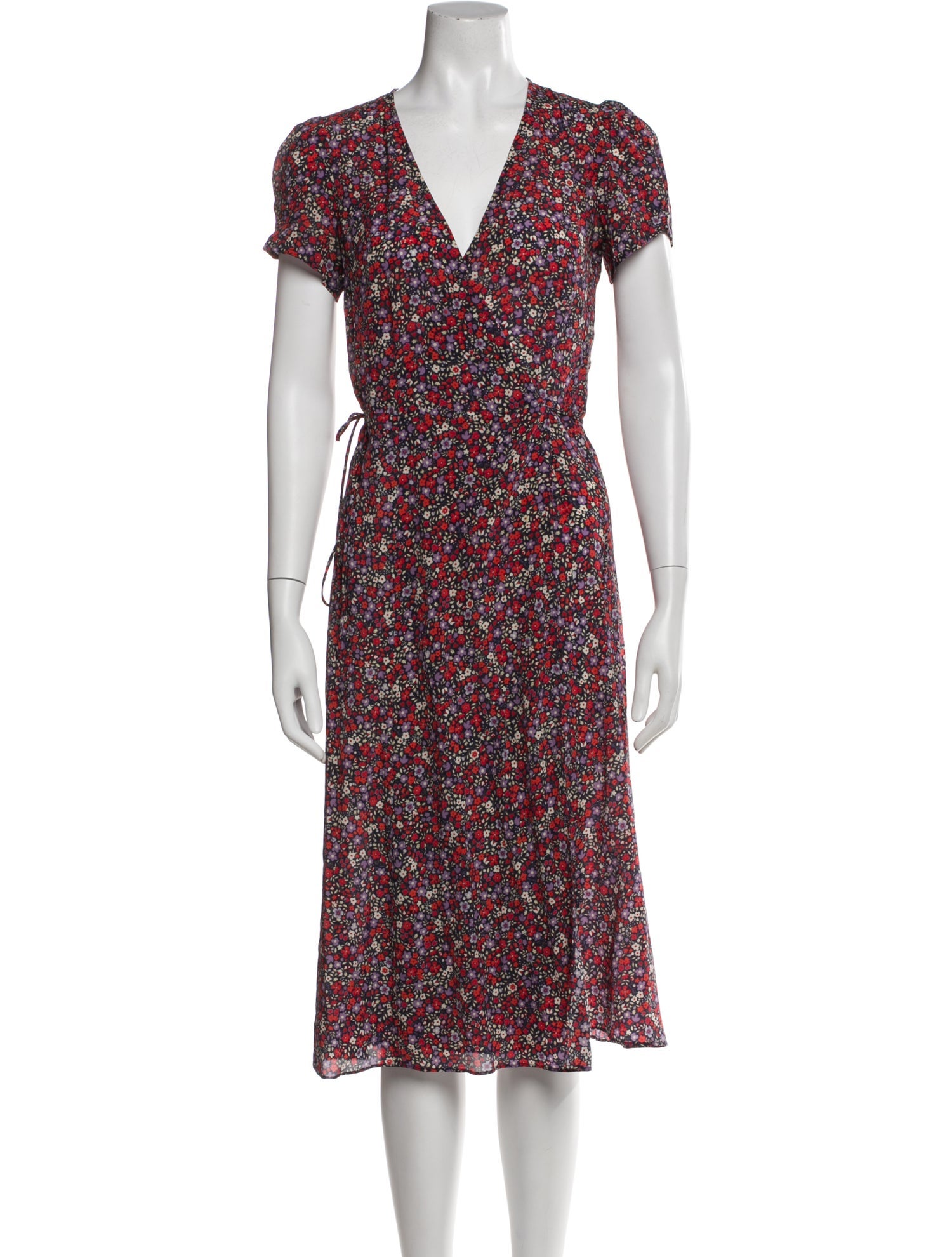 Réalisation Par Silk Midi Length Dress