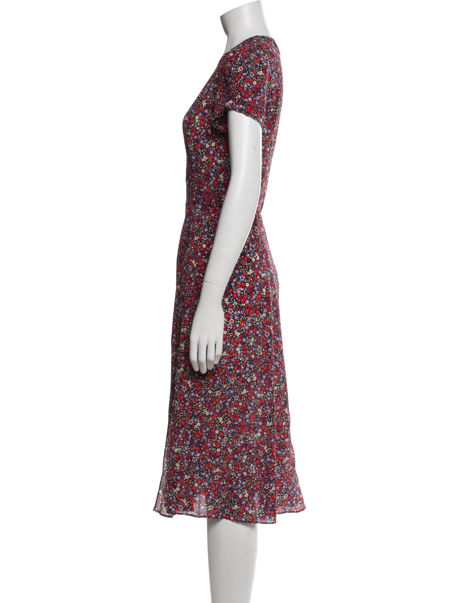 Réalisation Par Silk Midi Length Dress