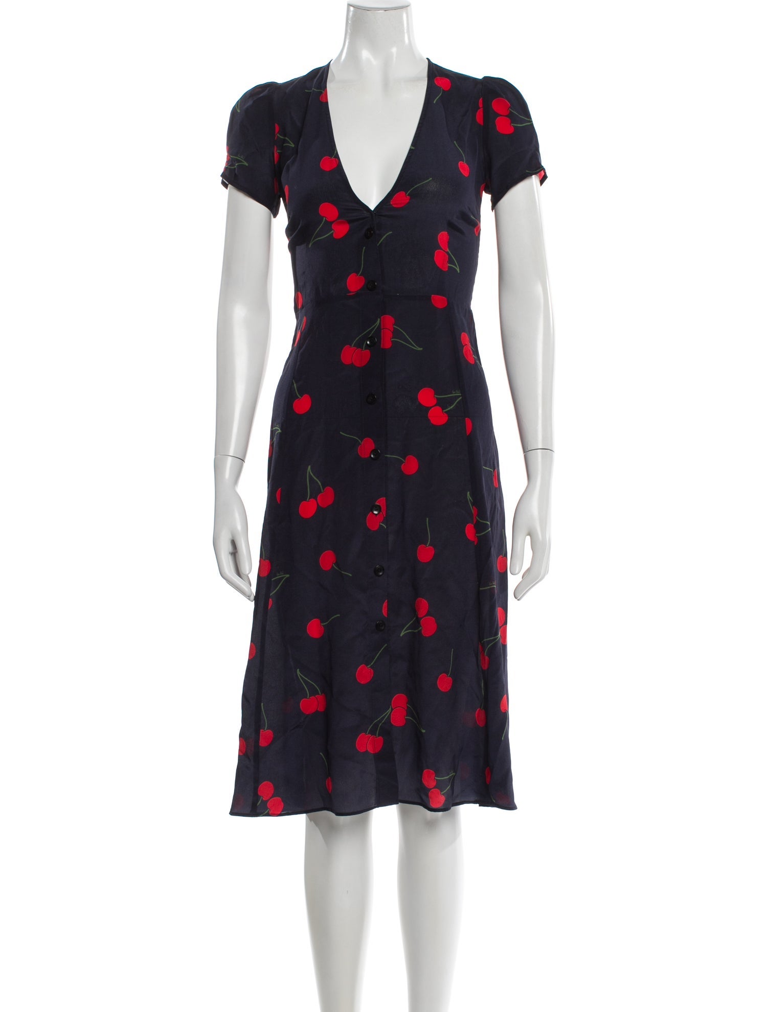 Réalisation Par Silk Midi Length Dress