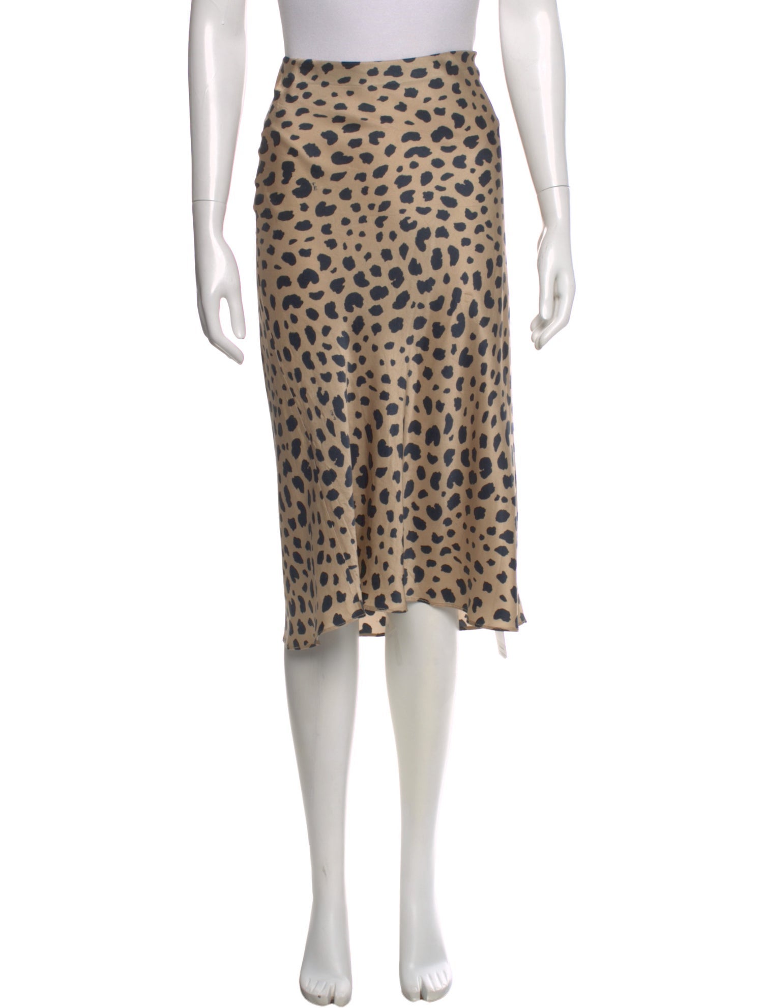 Réalisation Par Silk Knee-Length Skirt