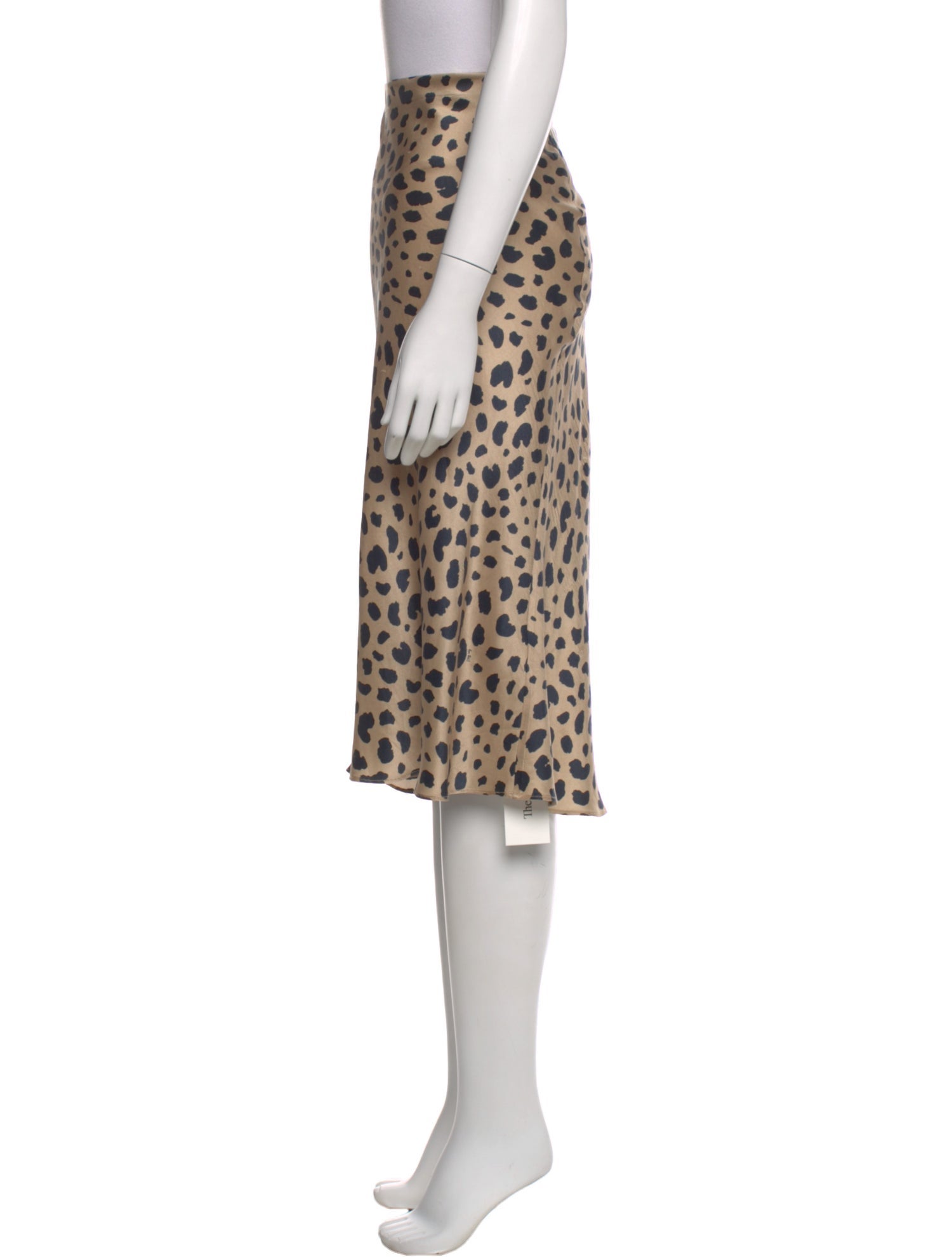 Réalisation Par Silk Knee-Length Skirt