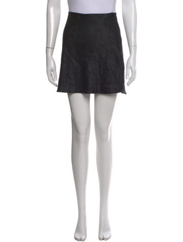 Pre-owned Réalisation Par Silk Mini Skirt In Black