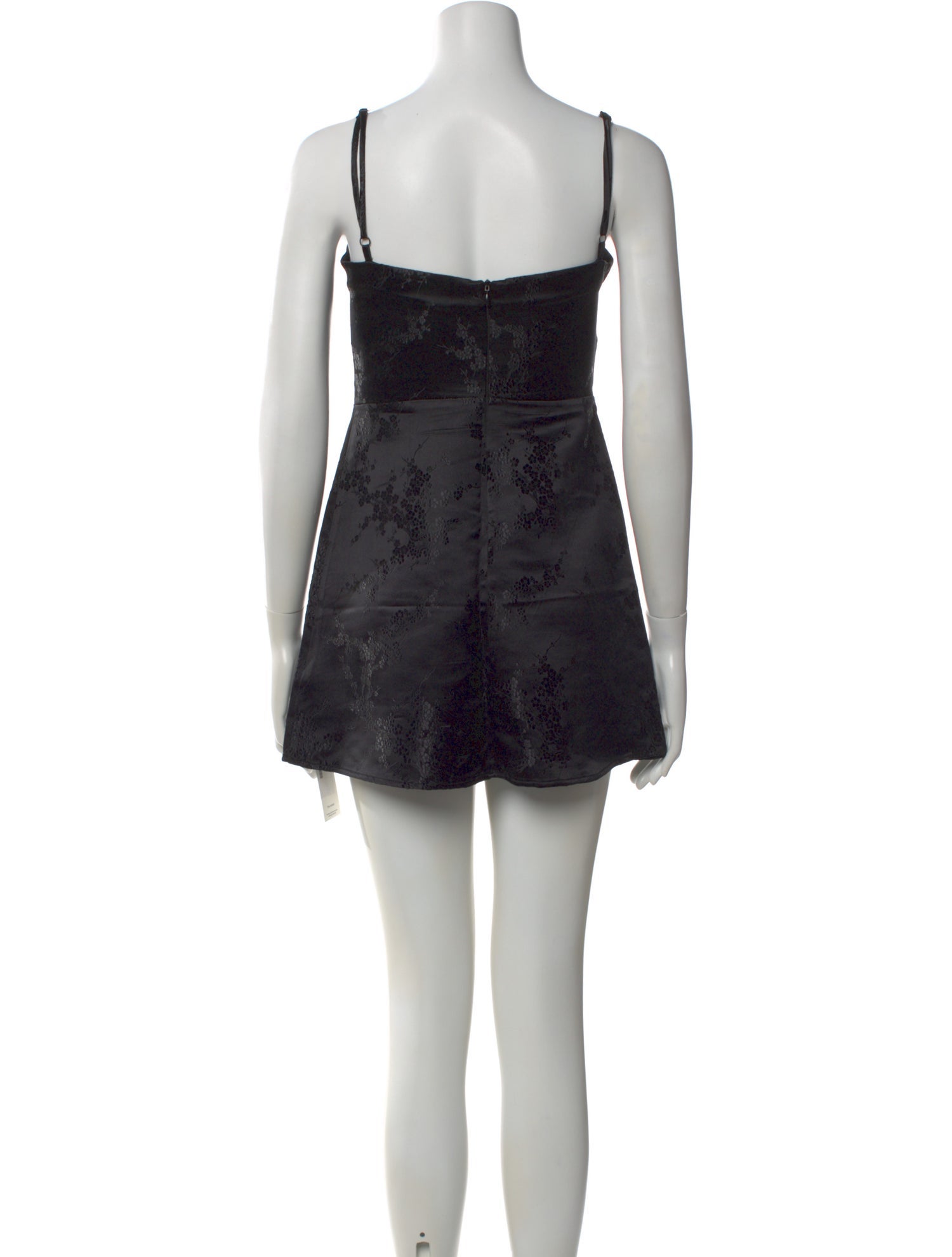 Ralisation Par Silk Mini Dress - Black Dresses, Clothing - WREAL40857 |  The RealReal
