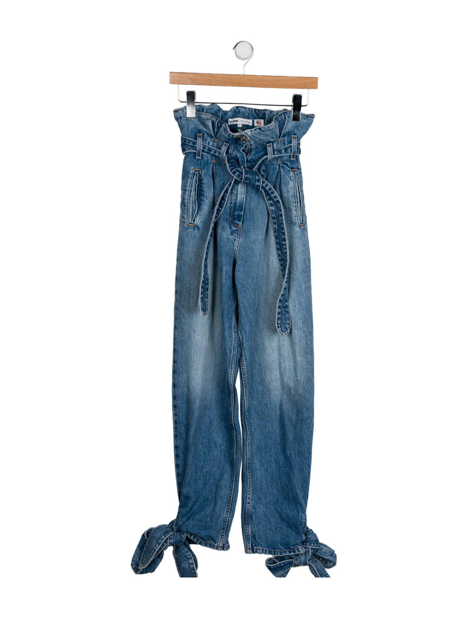 RE/DONE x The ATTICO High-Rise Wide Leg Jeans
