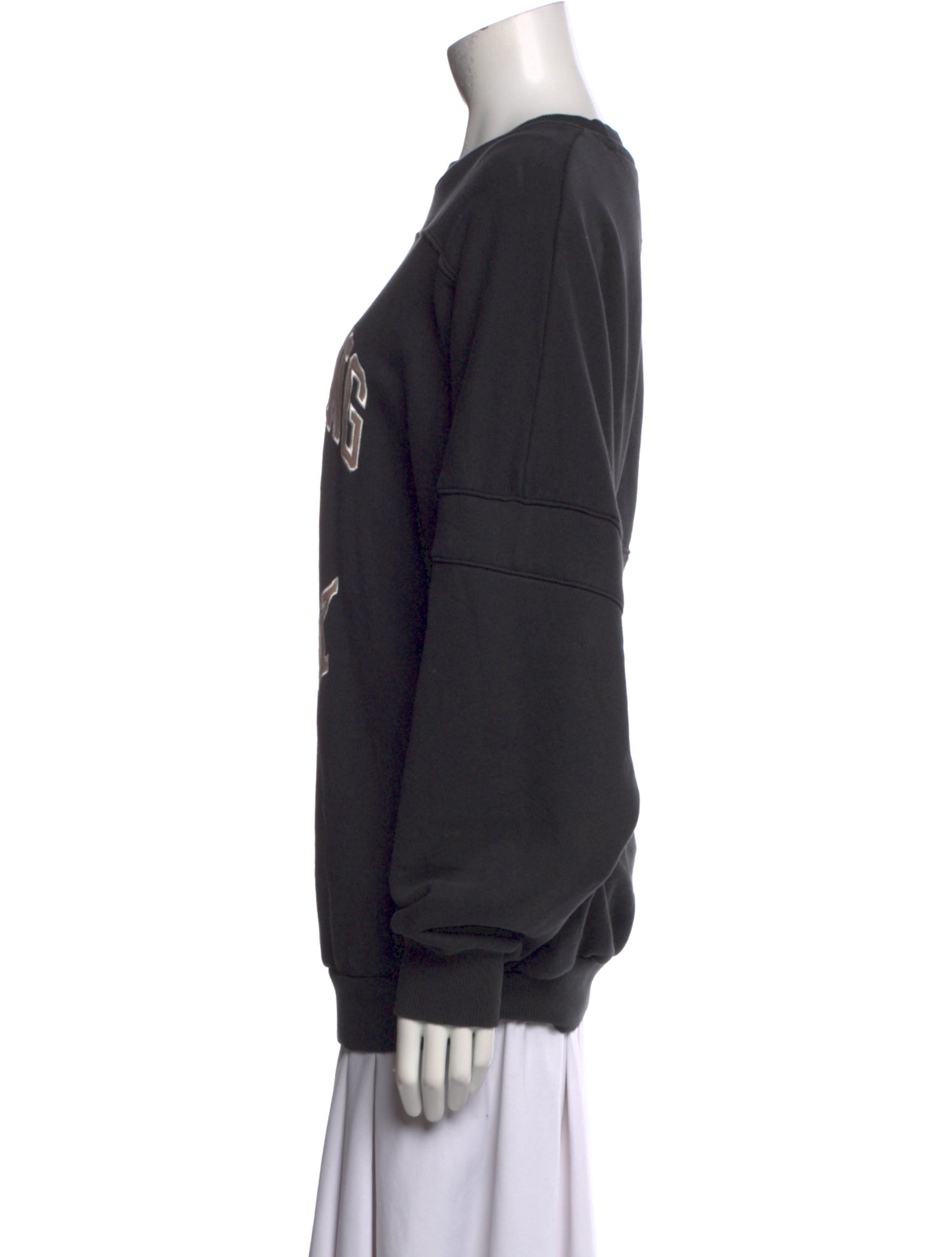 Reebok x Anine Bing Graphic Print Crew Neck Sweatshirt