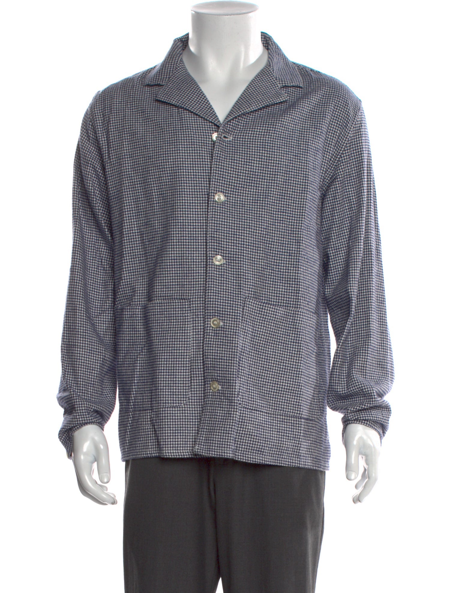 Reception Plaid Print Long Sleeve Shirt