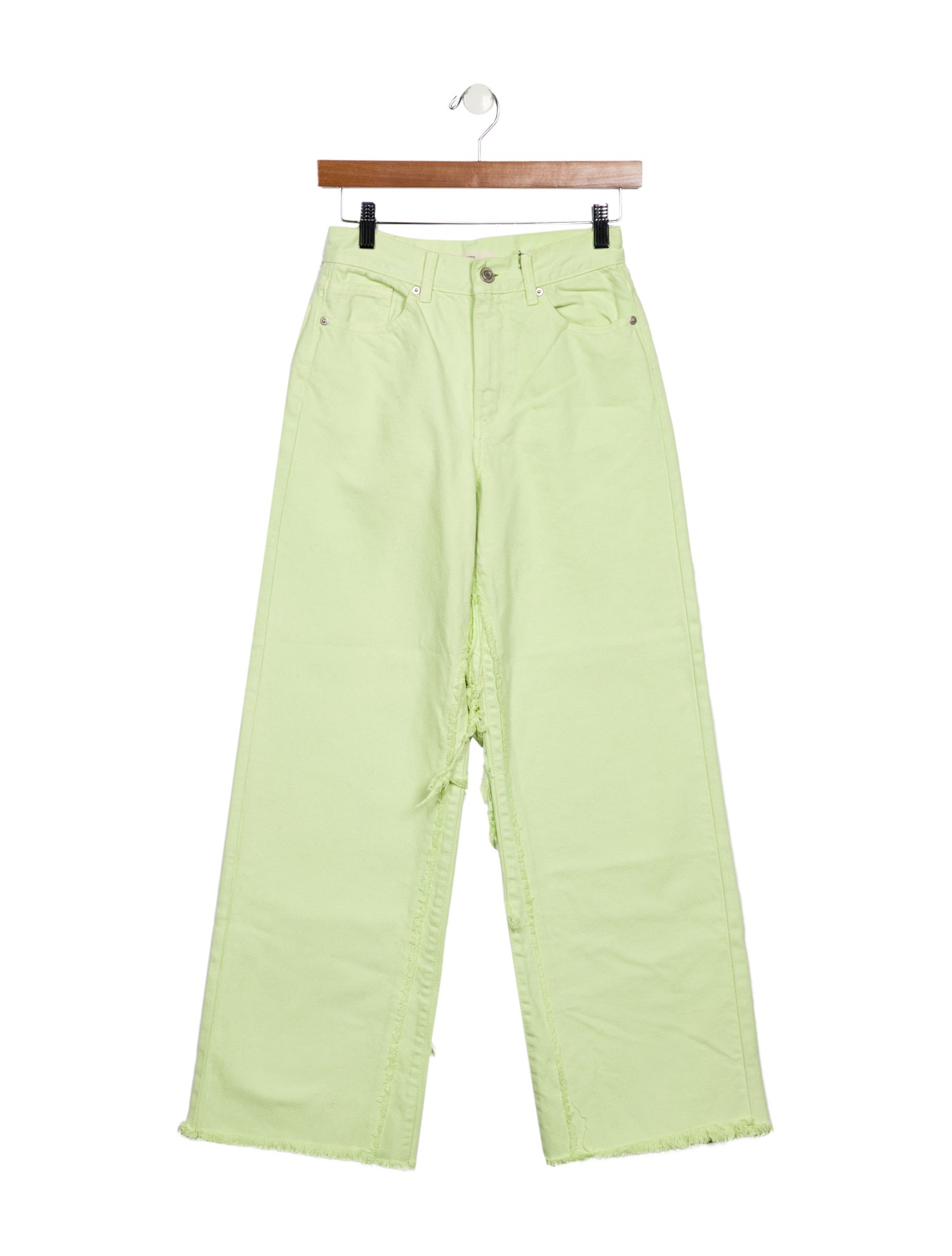 Recto Mid-Rise Wide Leg Jeans